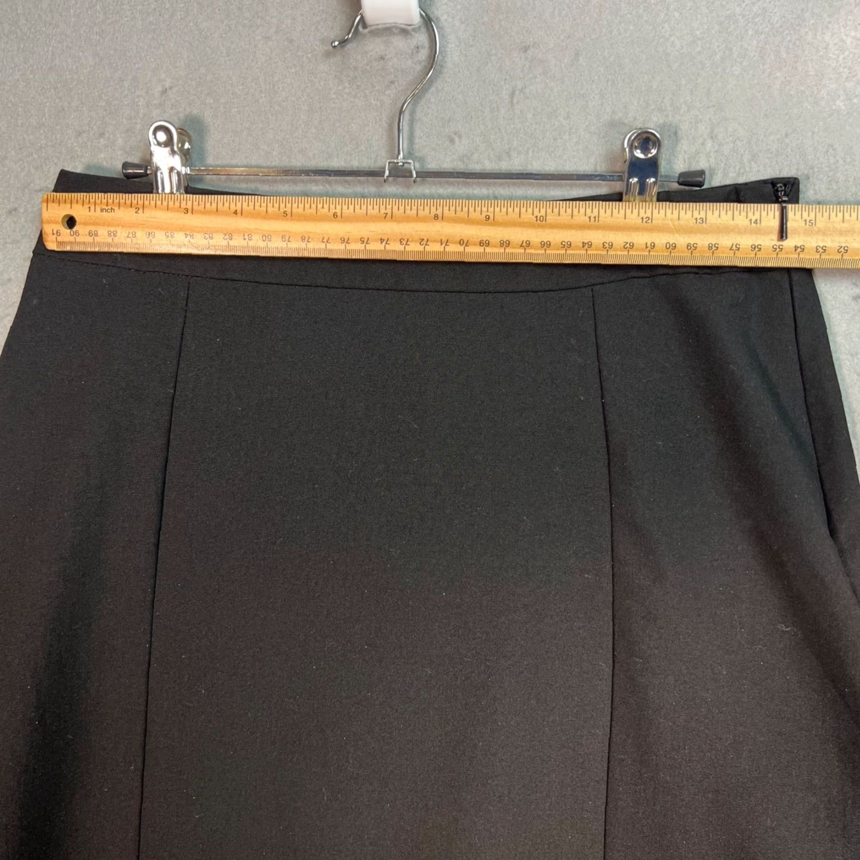 Mango Mango Brand Mango Womens Size Medium Black Long Maxi Skirt Elegant Straight Cut Slit Design Size 32" / US 10 / IT 46 - 4 Thumbnail
