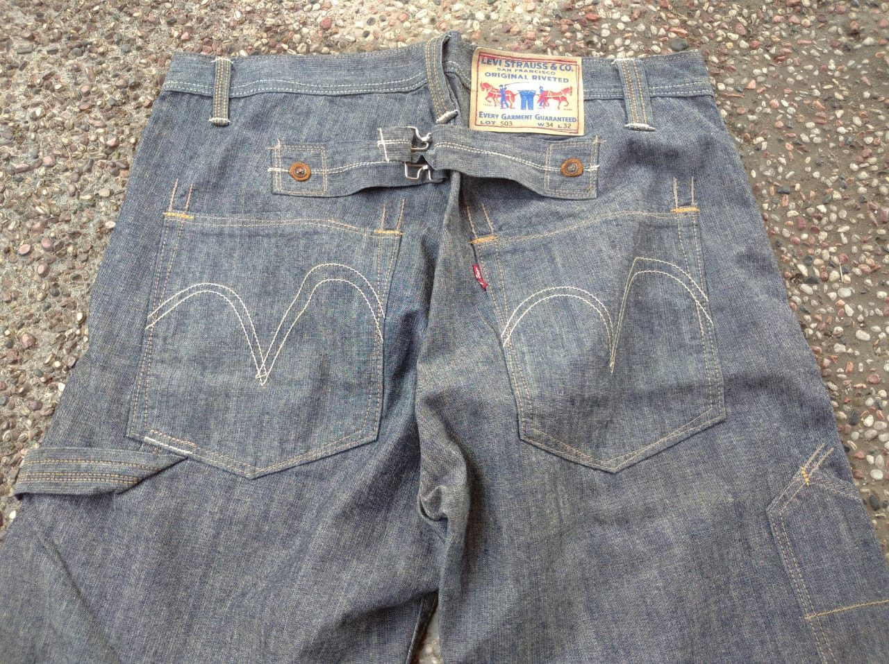 Levi's Levi's 503 buckle back pants size 34 Size US 34 / EU 50 - 9 Thumbnail