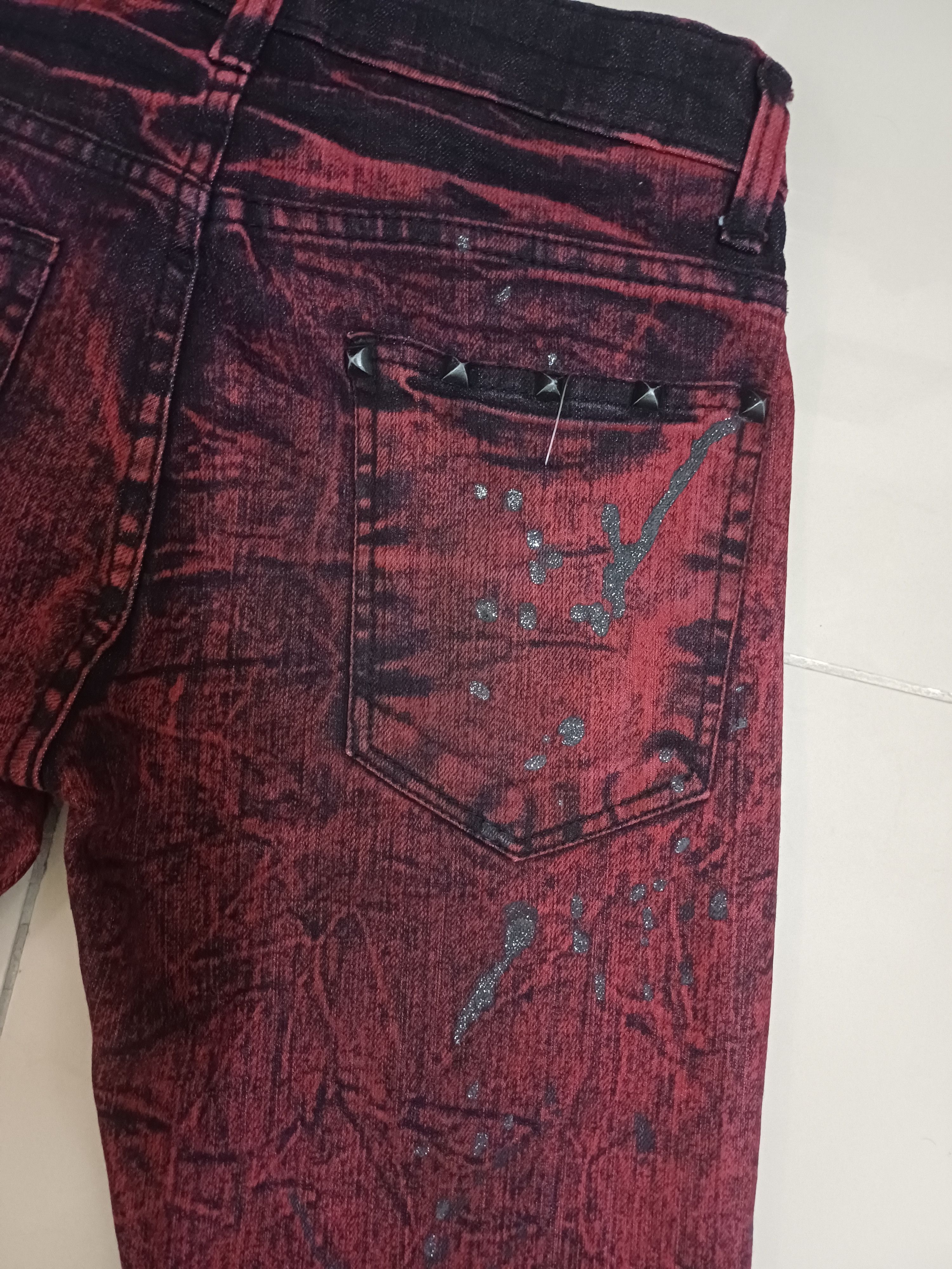 Other Crazy slim flared jeans 🔥 gothic/ punkers jeans🔥 Size US 30 / EU 46 - 9 Thumbnail