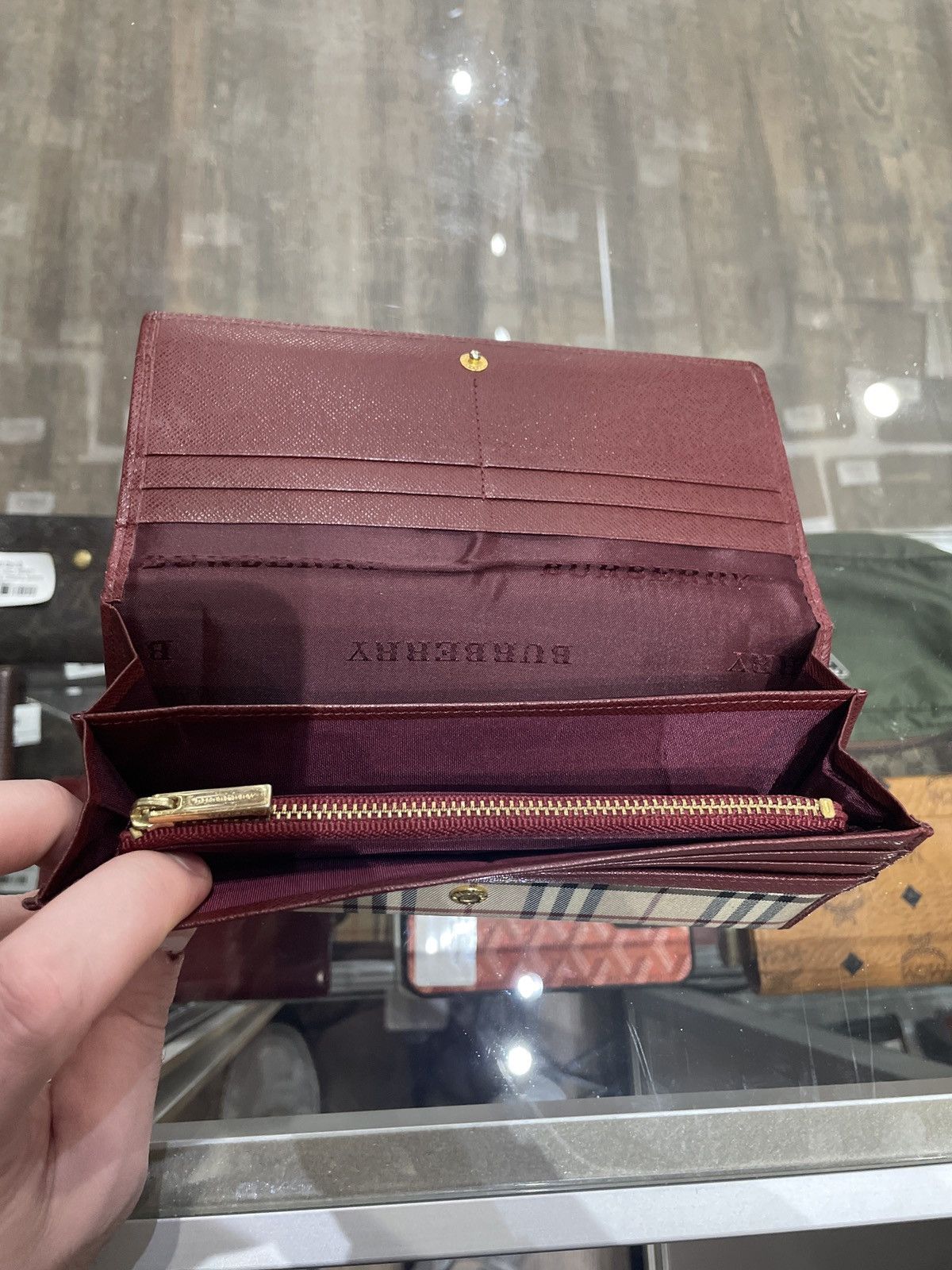 Burberry Burberry Nova Check Continental Long Wallet Size ONE SIZE - 2 Thumbnail