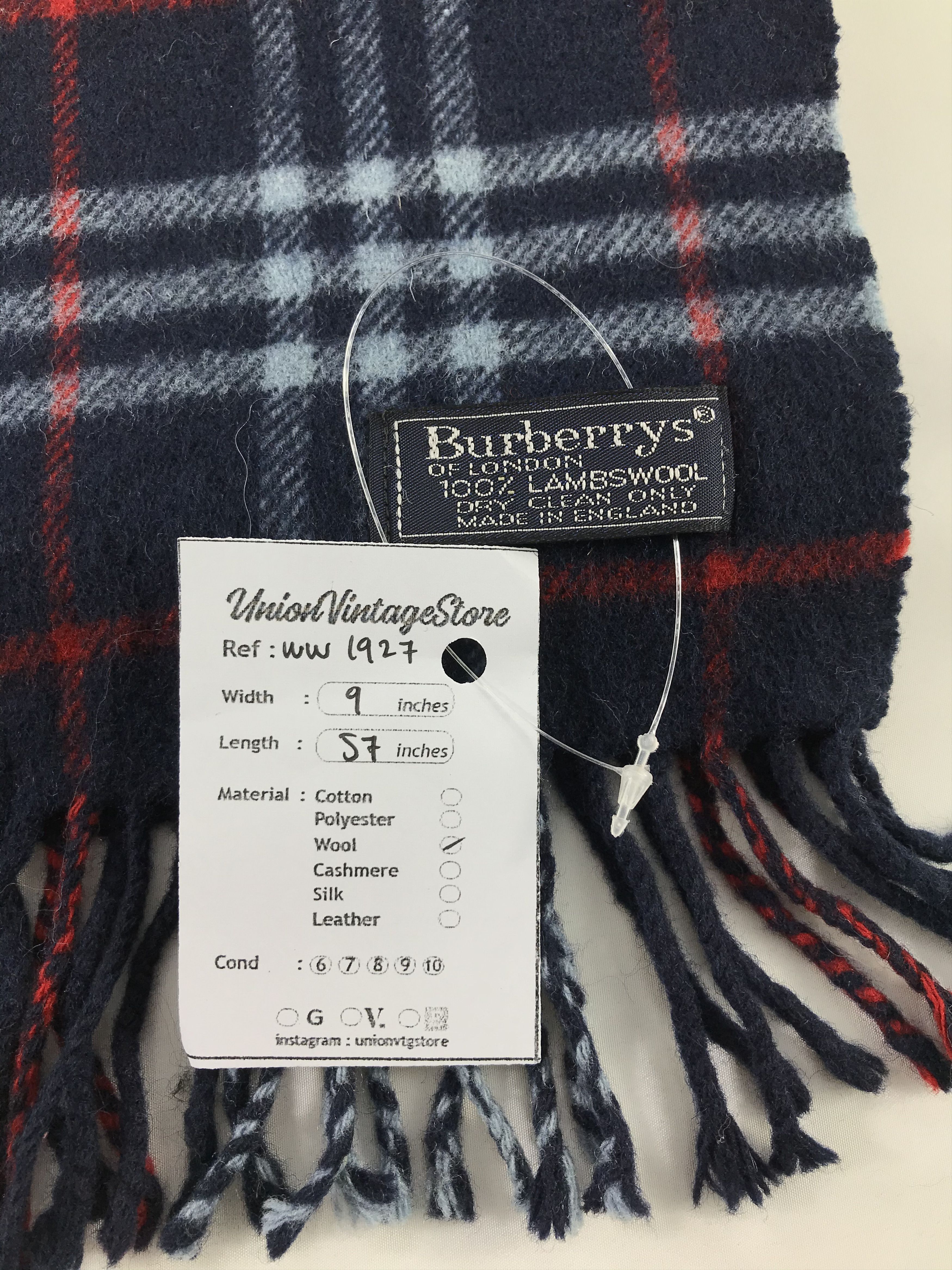 Burberry × Vintage Burberry Scarf / Muffler / Neckwear - WW1927 Size ONE SIZE - 4 Thumbnail