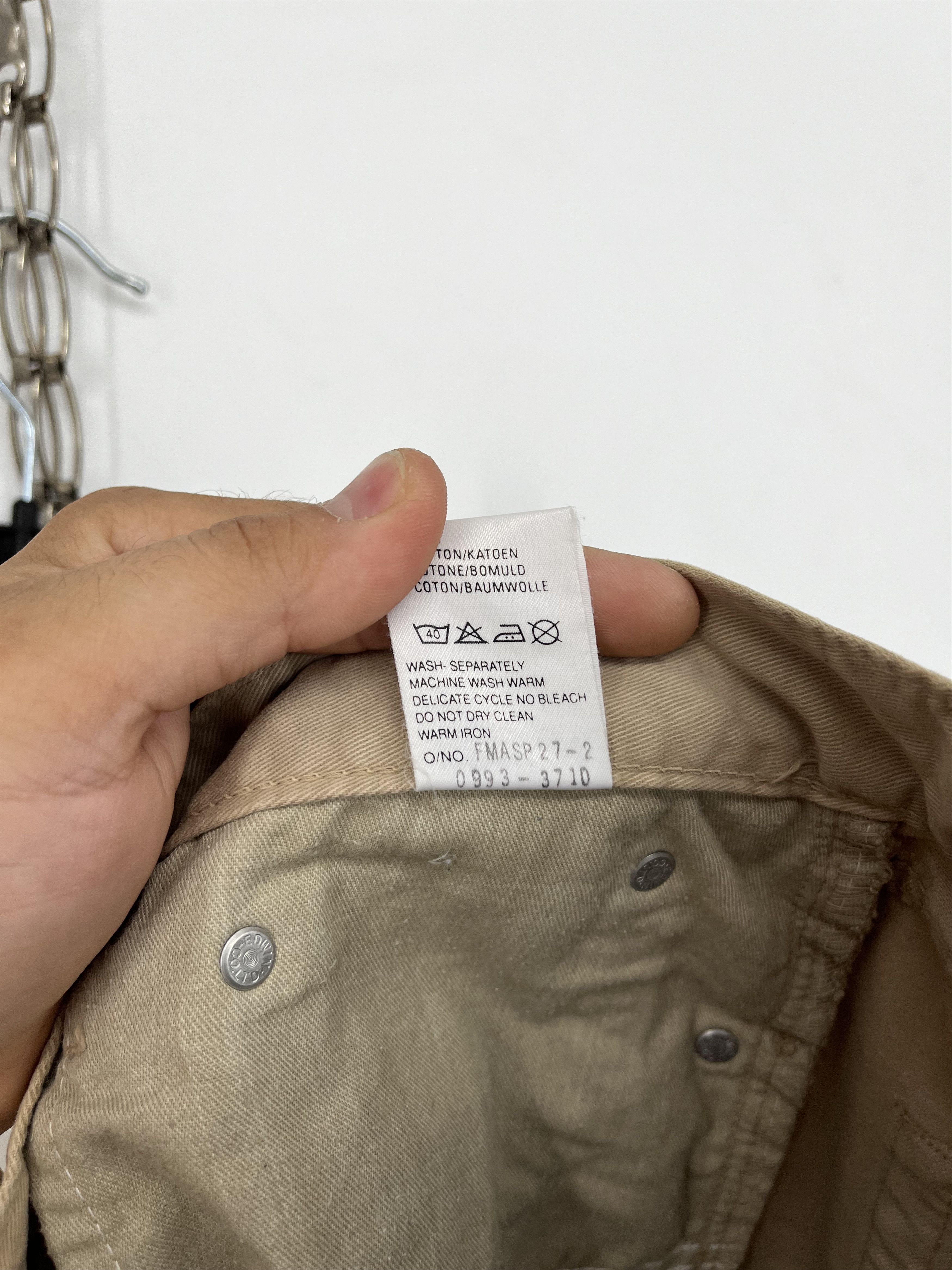 Edwin × Japanese Brand × Vintage Vintage Edwin Made in Japan Beige Denim Pants Jeans Size US 36 / EU 52 - 14 Thumbnail