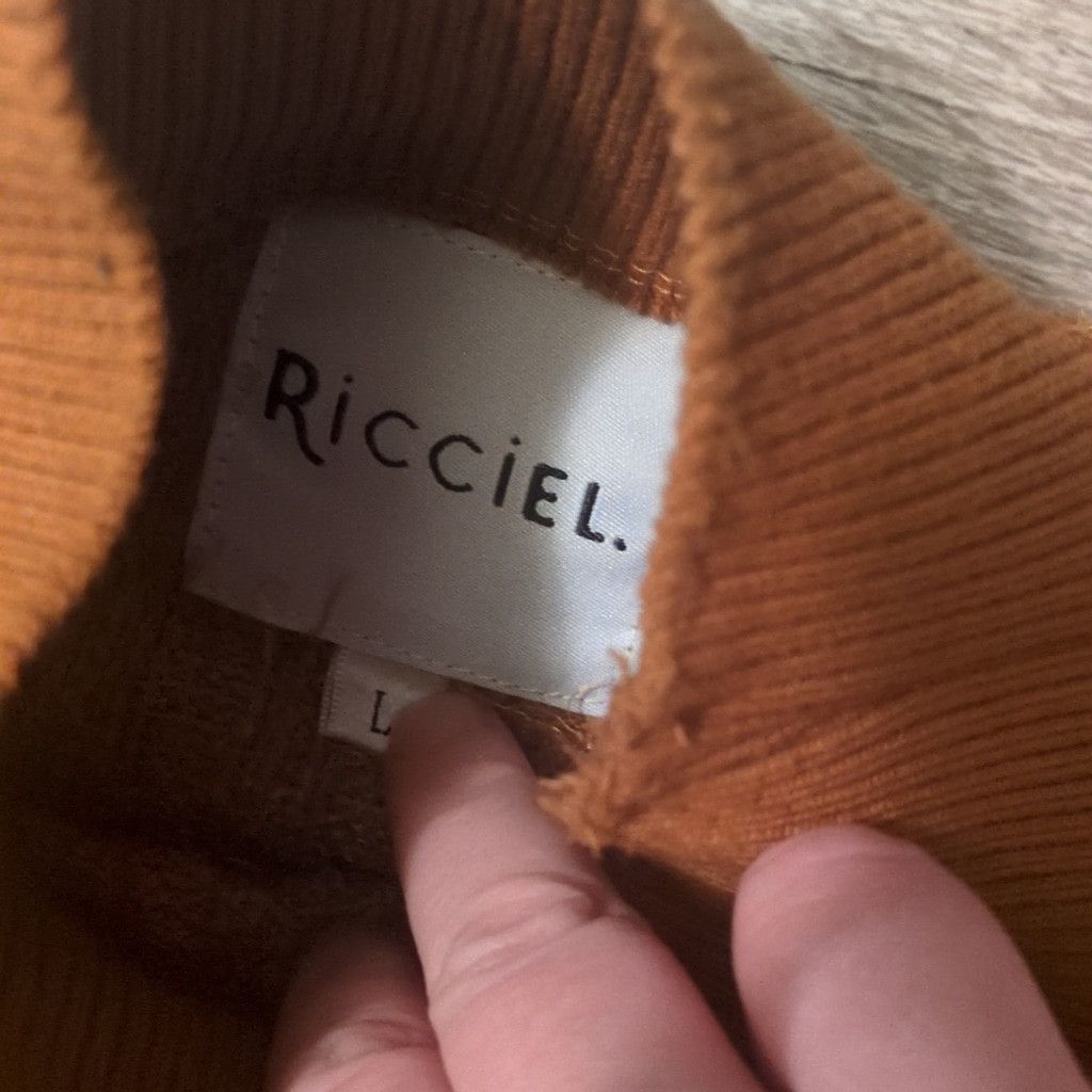 Other RicciEl. Orange sweater Size large Size L / US 10 / IT 46 - 2 Thumbnail
