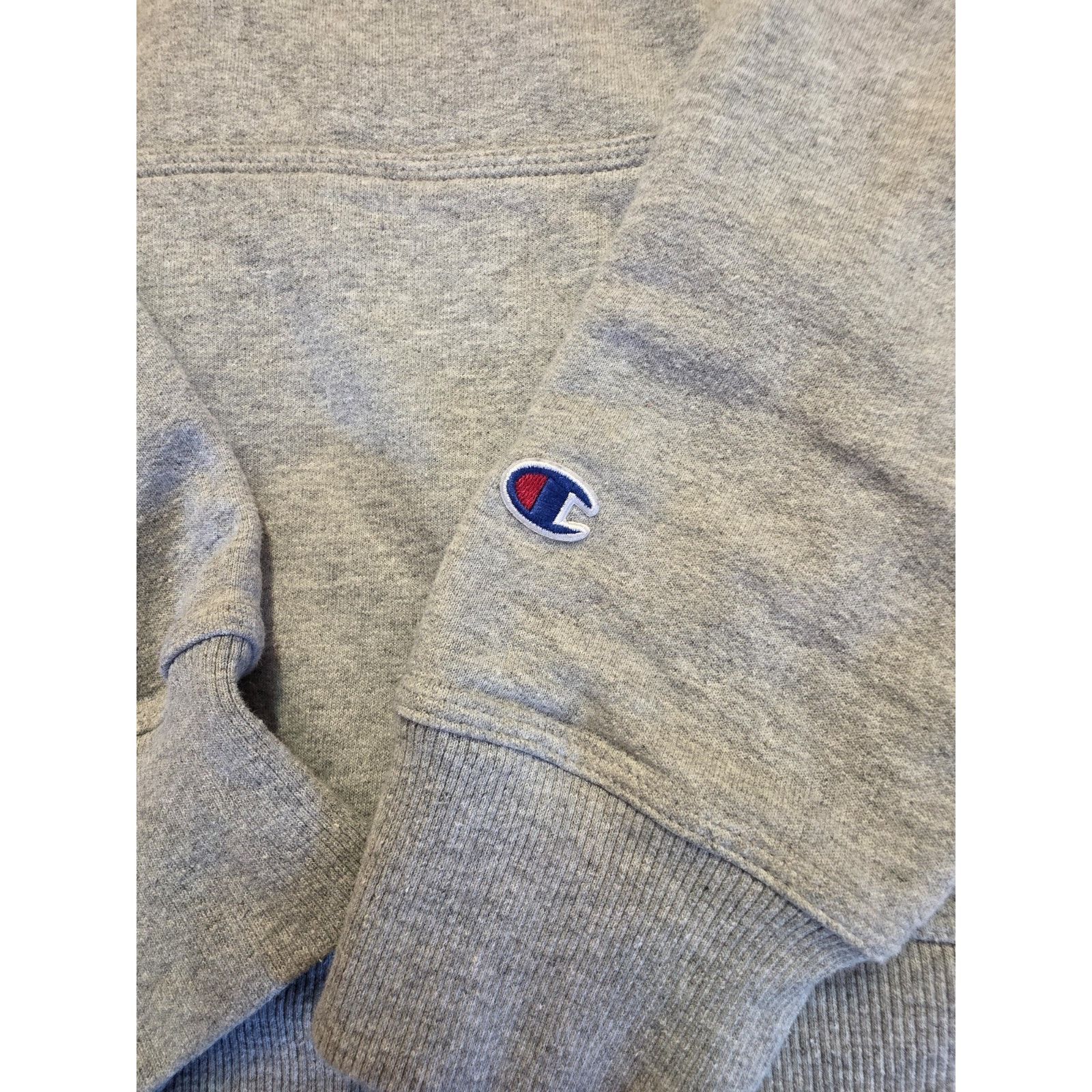 Champion Champion Men's Size Xl Long Sleeve Grey Hoodie Sweatshirt Size US XL / EU 56 / 4 - 3 Thumbnail