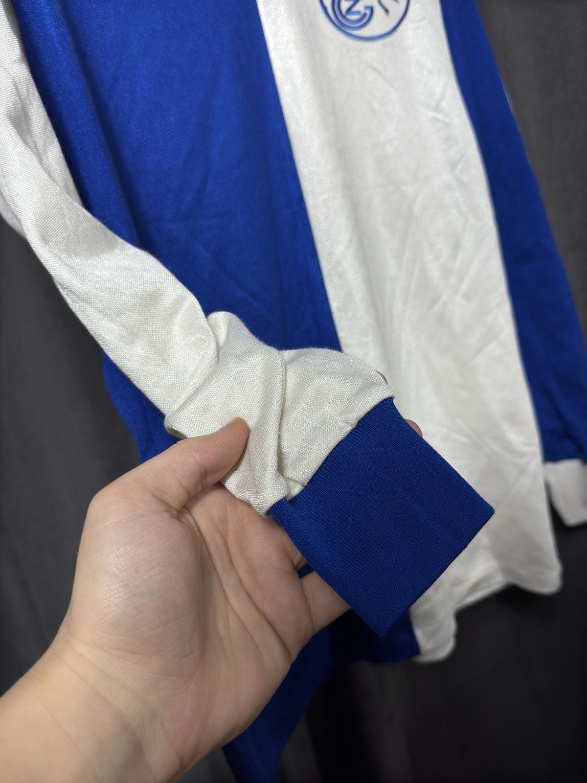 Adidas × Vintage Vintage Grasshopper Zurich 1980 1982 Signature Jersey PSG Size US L / EU 52-54 / 3 - 4 Thumbnail