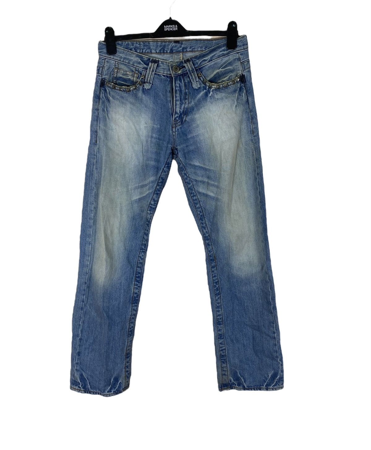 Japanese Brand Japanese Army of No Stud Hysteric Inspired Distressed Jeans Size US 32 / EU 48 - 2 Thumbnail