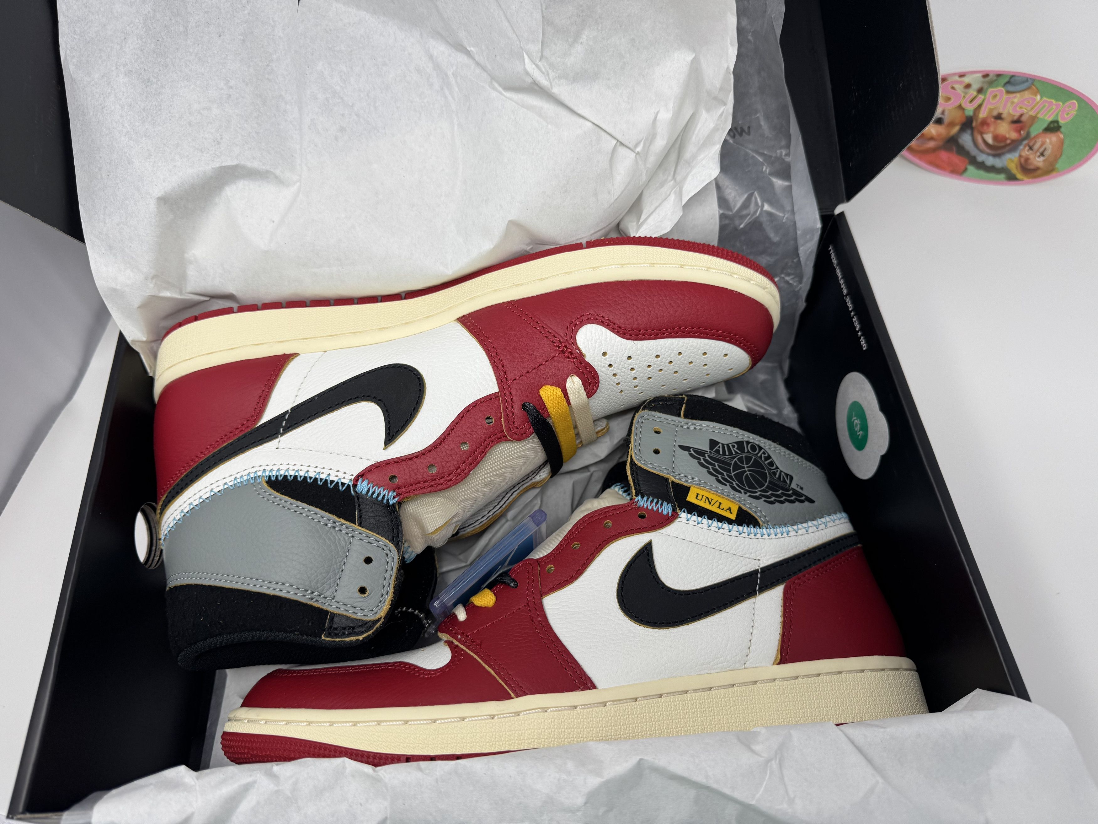 Jordan Brand × Nike × Union LA Union LA Chicago Shadow Jordan 1 Retro High OG Size US 9.5 / EU 42-43 - 11 Thumbnail