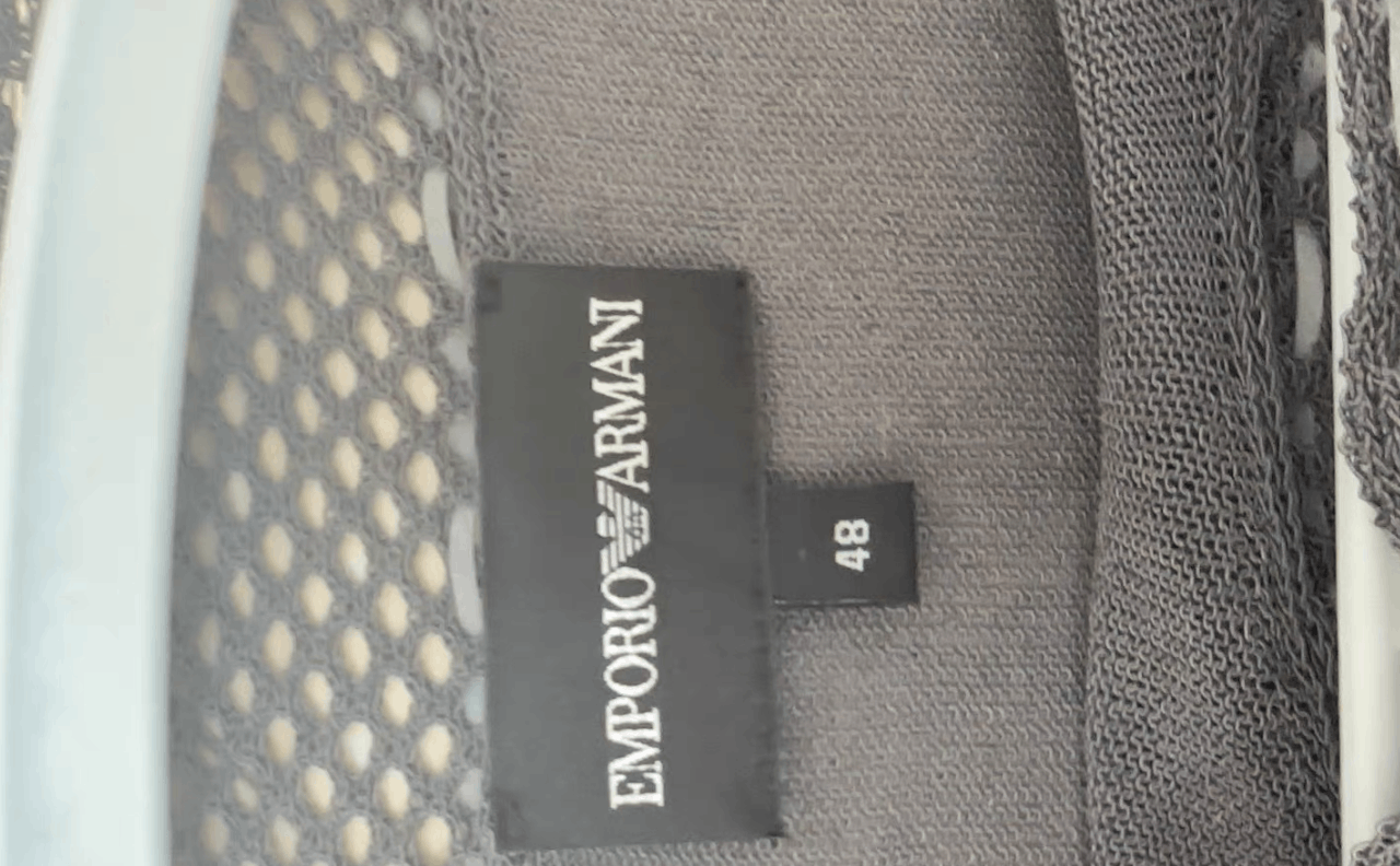 Emporio Armani Emporio Armani Men's Hollow-Out Knit Top K18 Size US M / EU 48-50 / 2 - 3 Thumbnail