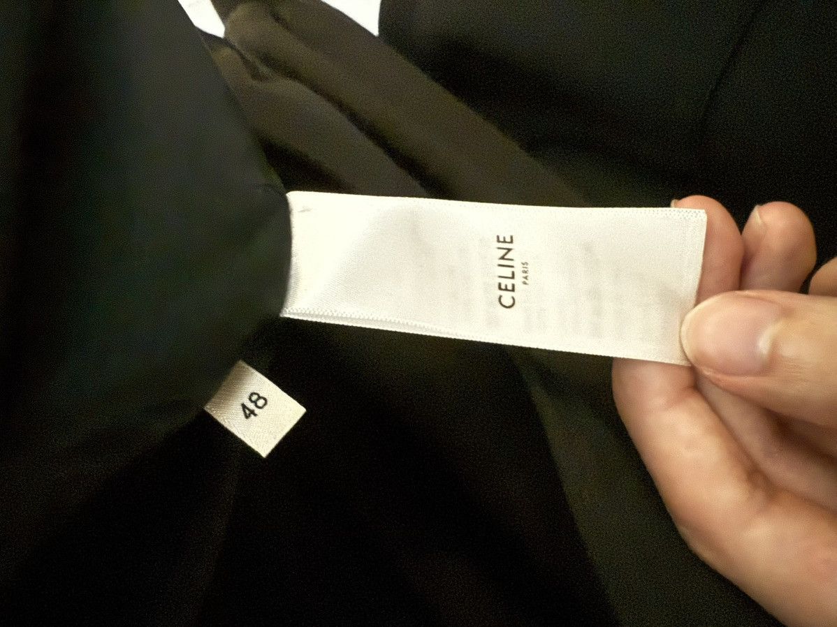 Celine Rare Satin Hedi Celine SS22 Gothic Embroidered Jacket Size US M / EU 48-50 / 2 - 5 Thumbnail