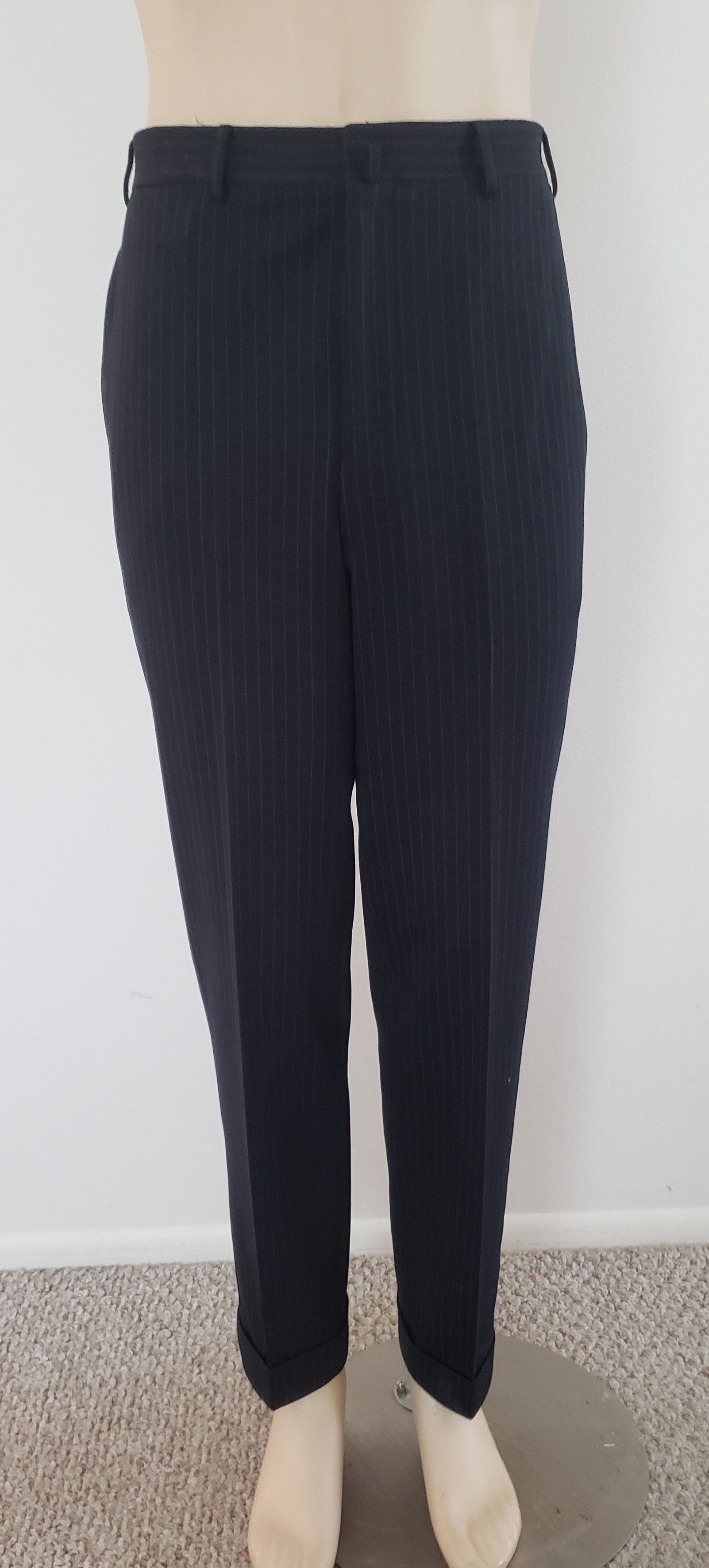 Brooks Brothers Brooks Brothers 1970s men's suit 41L navy pinstripe Size 40L - 5 Thumbnail