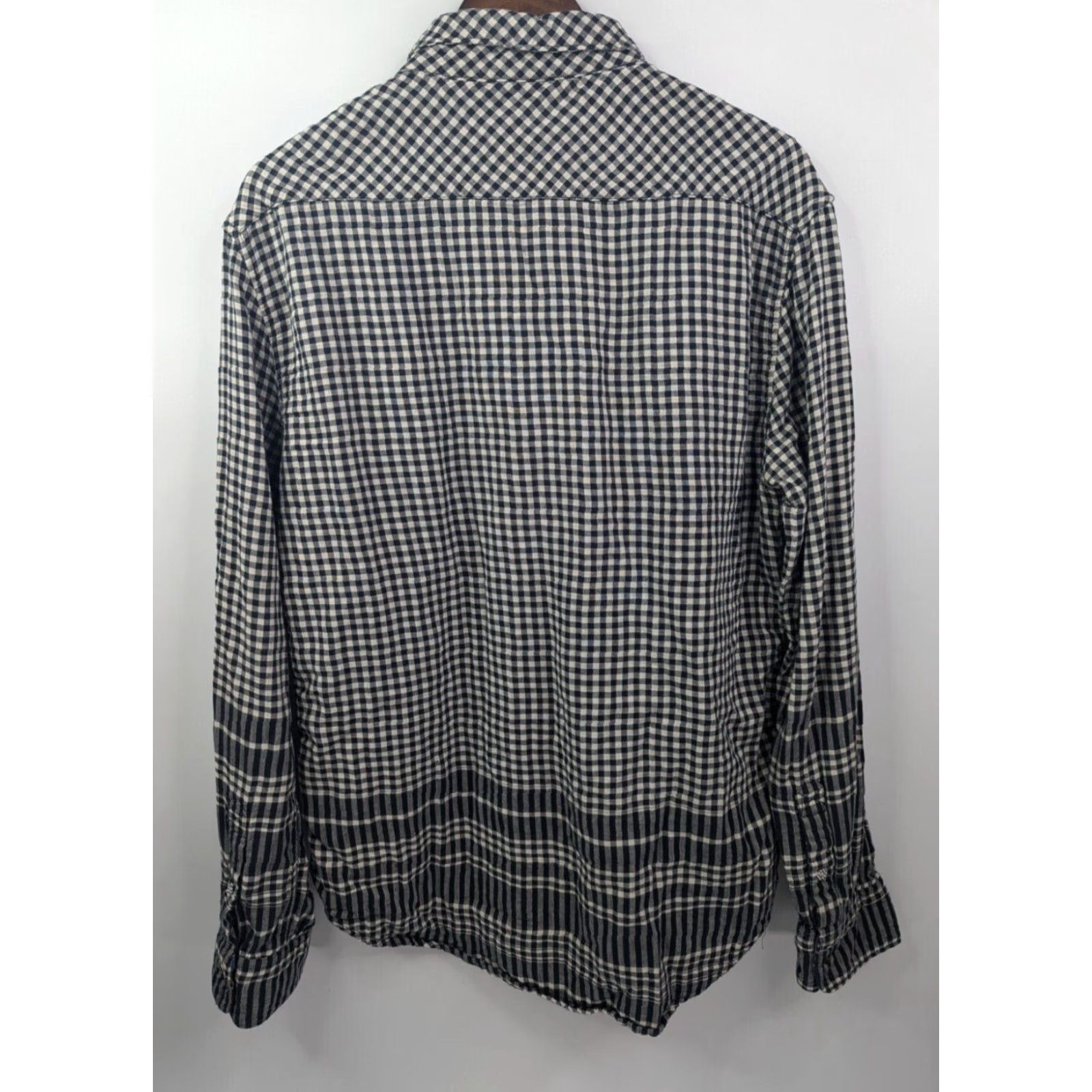 Zanerobe Zanerobe Button-Up Shirt Plaid Flannel Long Sleeve Men XL Beige Houndstooth Lining Luxury? (avoid extra) Size US XL / EU 56 / 4 - 4 Thumbnail