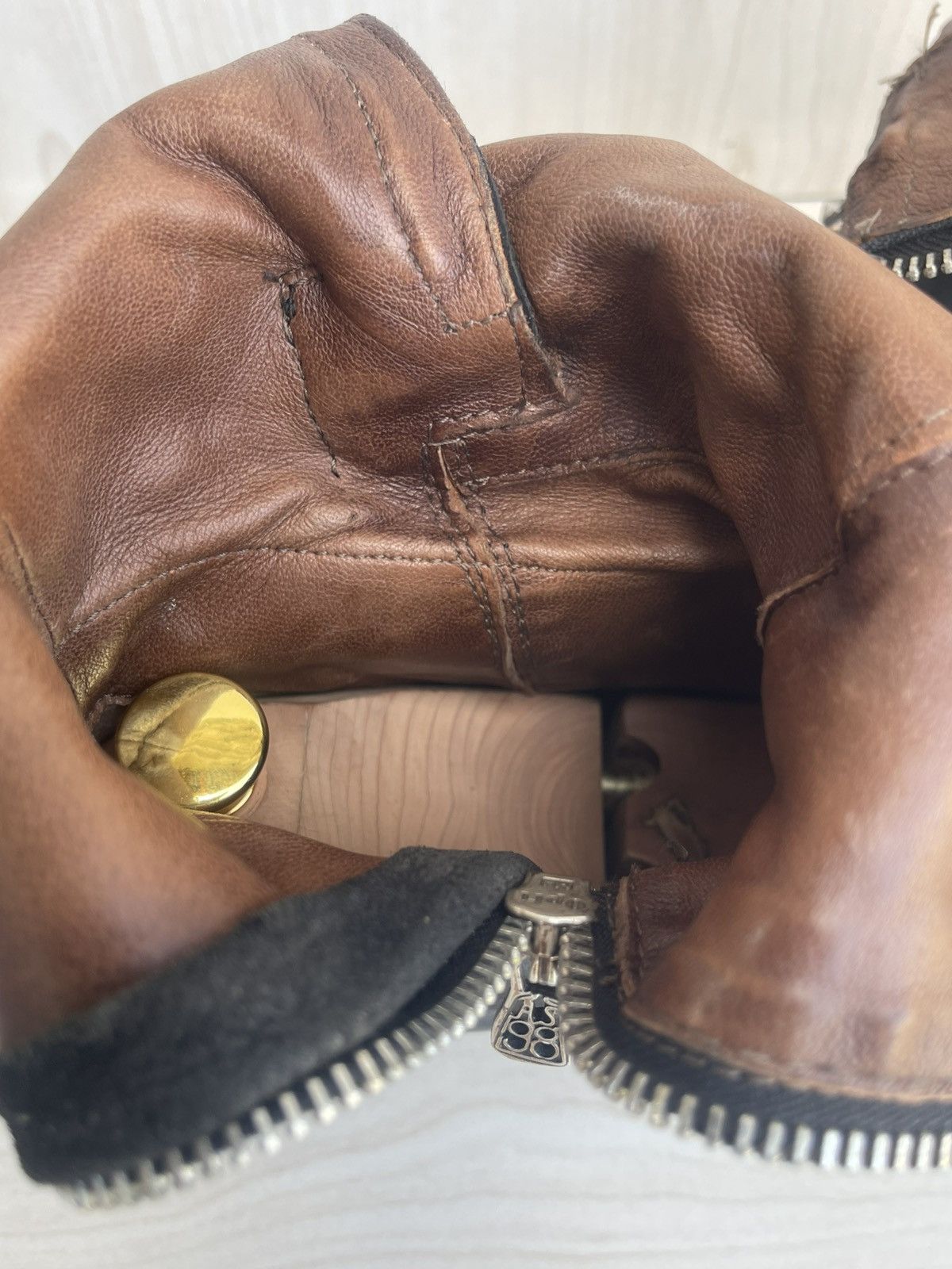 A.S.98 ANKLE BOOTS SABEY zip boot like kmrii and guidi Size US 7 / EU 40 - 11 Thumbnail