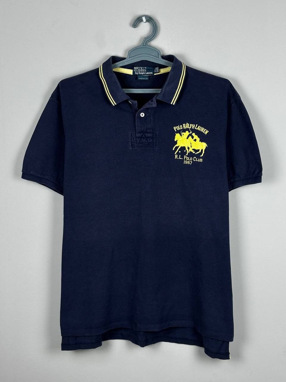 Polo Ralph Lauren Polo Ralph Lauren Navy Big Pony T Shirt Size US XXL / EU 58 / 5 - 2 Thumbnail