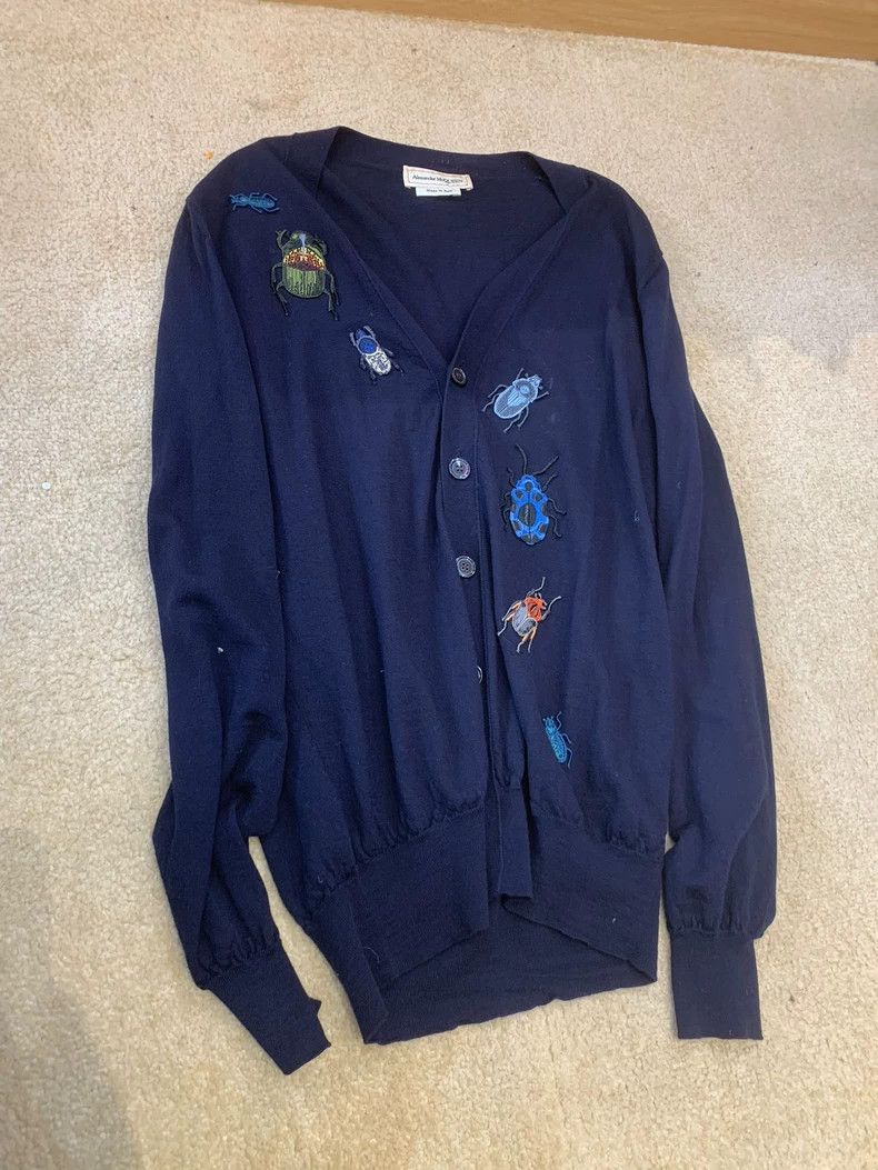 Alexander McQueen Alexander McQueen Insect Embroidered Cardigan - dmc Size US S / EU 44-46 / 1 - 1 Thumbnail