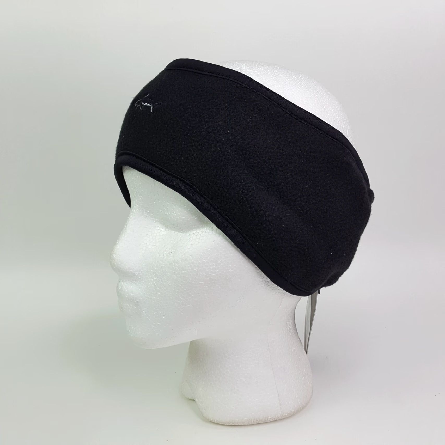 Logo 7 VINTAGE Greg Norman Fleece Headband Hat Unisex Adults Golf 90s Logo Outdoor Sports Black Ear Muffs Headband Lightweight Stretch Ear Flap Size US M / EU 48-50 / 2 - 3 Thumbnail