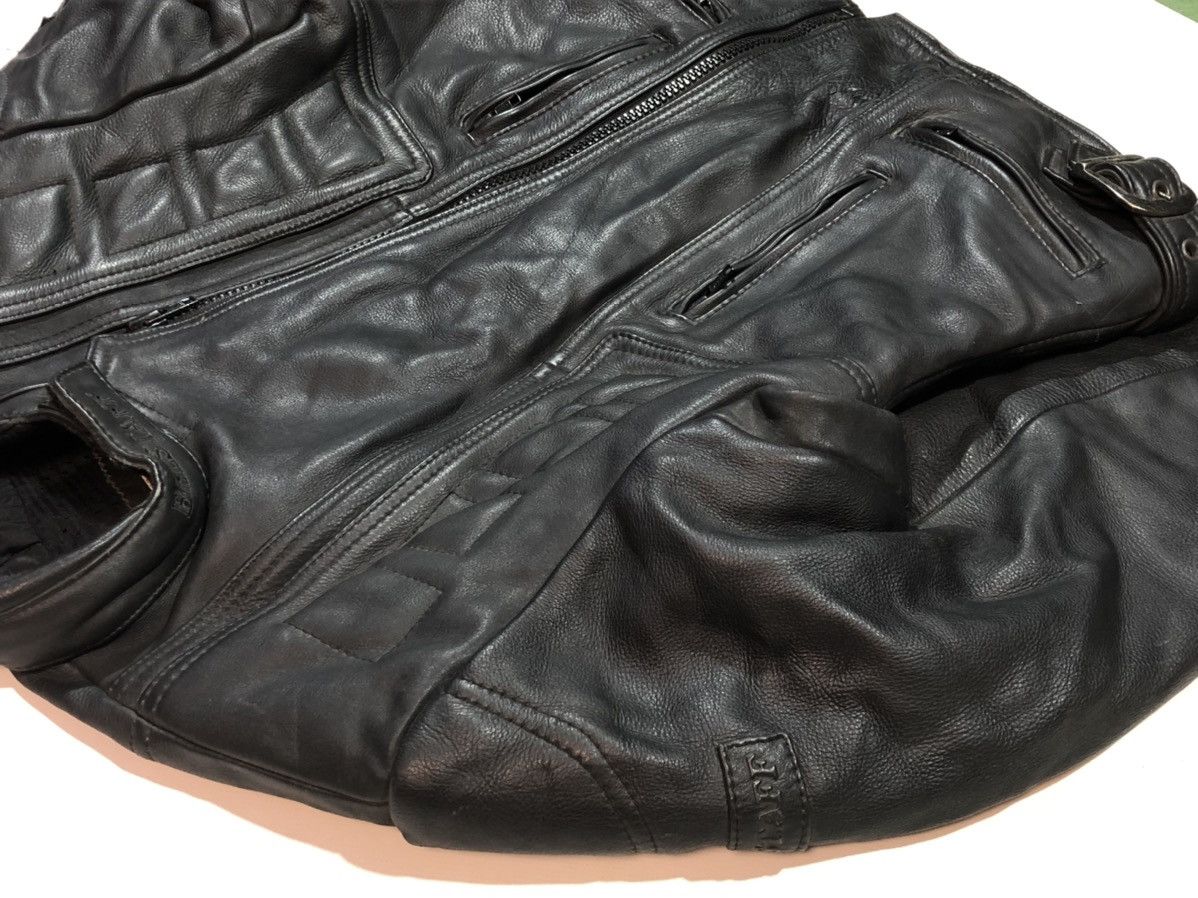 Harley Davidson × Honda × Yamaha Belstaff Motorcycle Leather Jacket Racing Biker Size M / US 6-8 / IT 42-44 - 10 Thumbnail