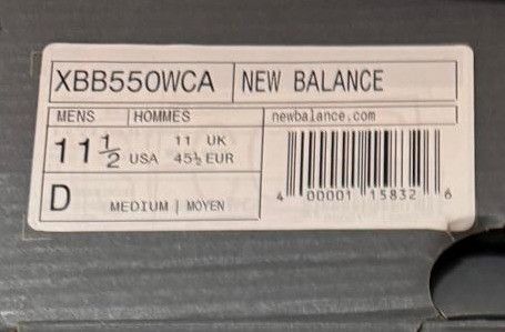 New Balance o1w1db10824 550 Trainers in Multicolor Size US 11.5 / EU 44-45 - 7 Thumbnail