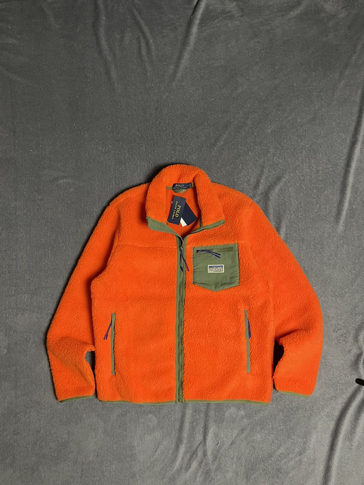 Polo ralph lauren streetwear polo ralph lauren fleece jacket sherpa