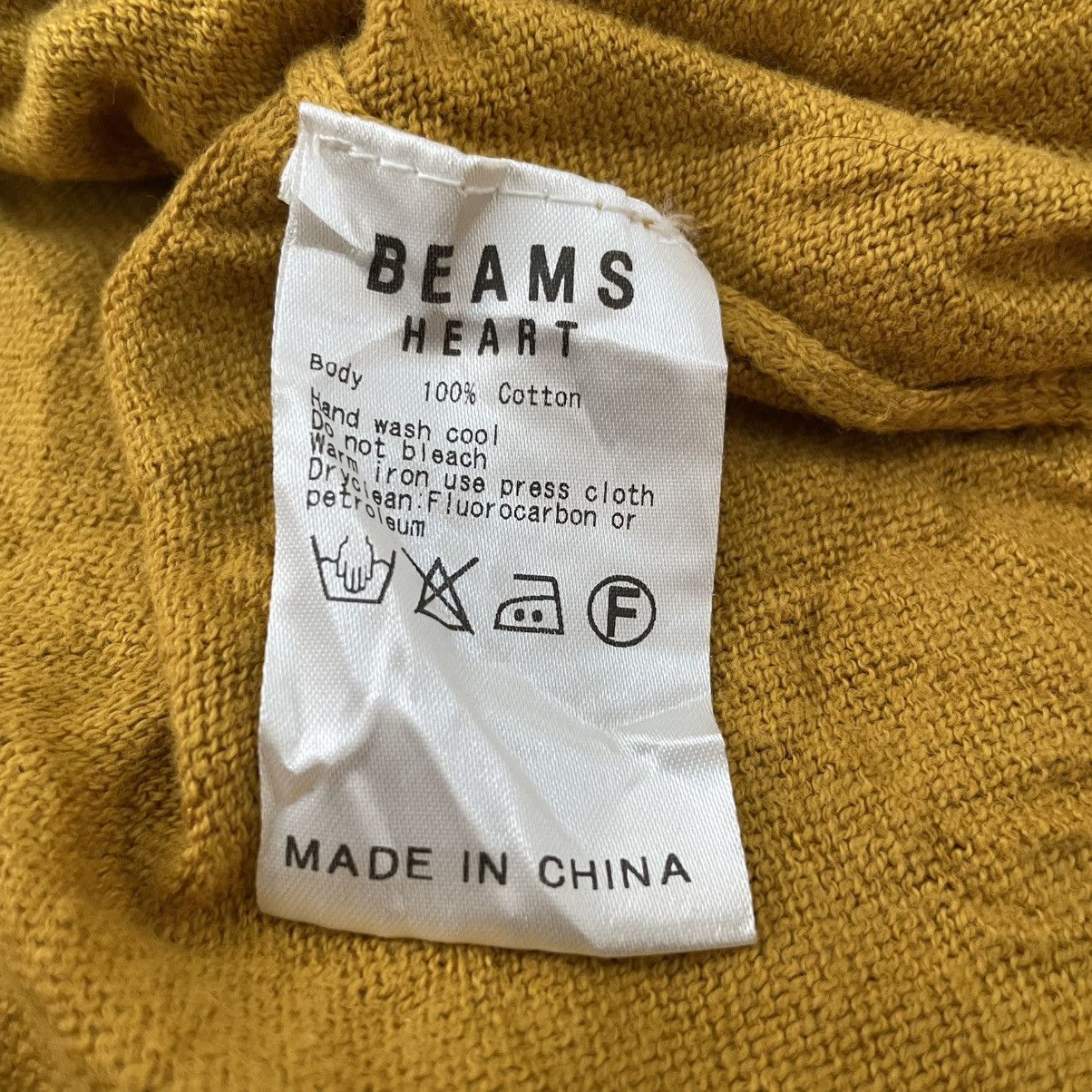 Beams Plus Beams Heart Cardigan Sweater Mustard Size US L / EU 52-54 / 3 - 5 Thumbnail
