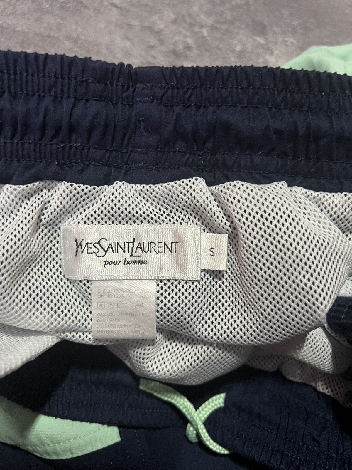 Yves Saint Laurent Vintage 90s Yves Saint Laurent YSL Streetwear Wide Shorts Size US 30 / EU 46 - 5 Thumbnail