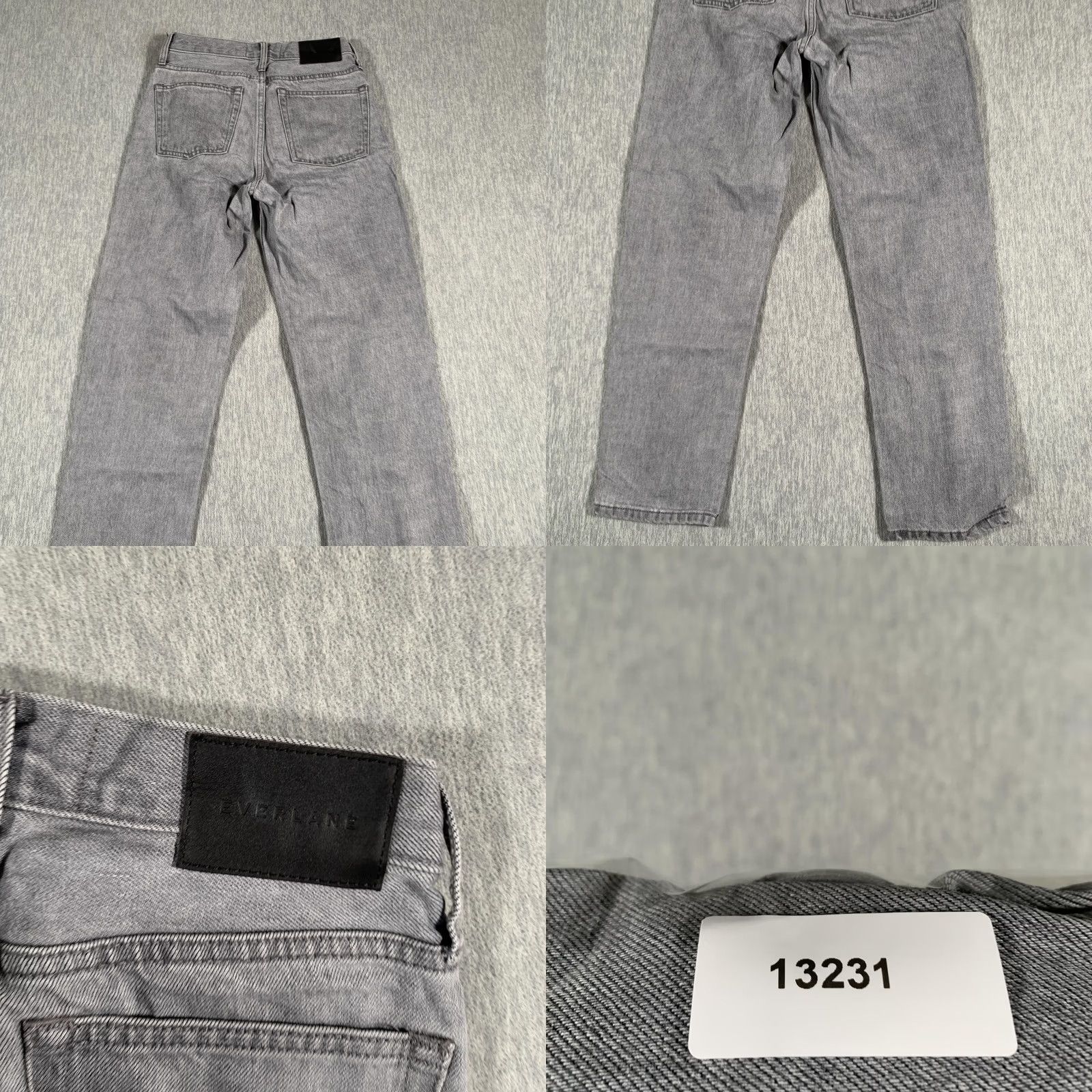 Everlane Everlane Jeans Womens Gray The 90s Cheeky High Rise Organic Cotton Denim Size 26 (approx) Regular Rise Straight Size 42" / US 20 - 9 Thumbnail