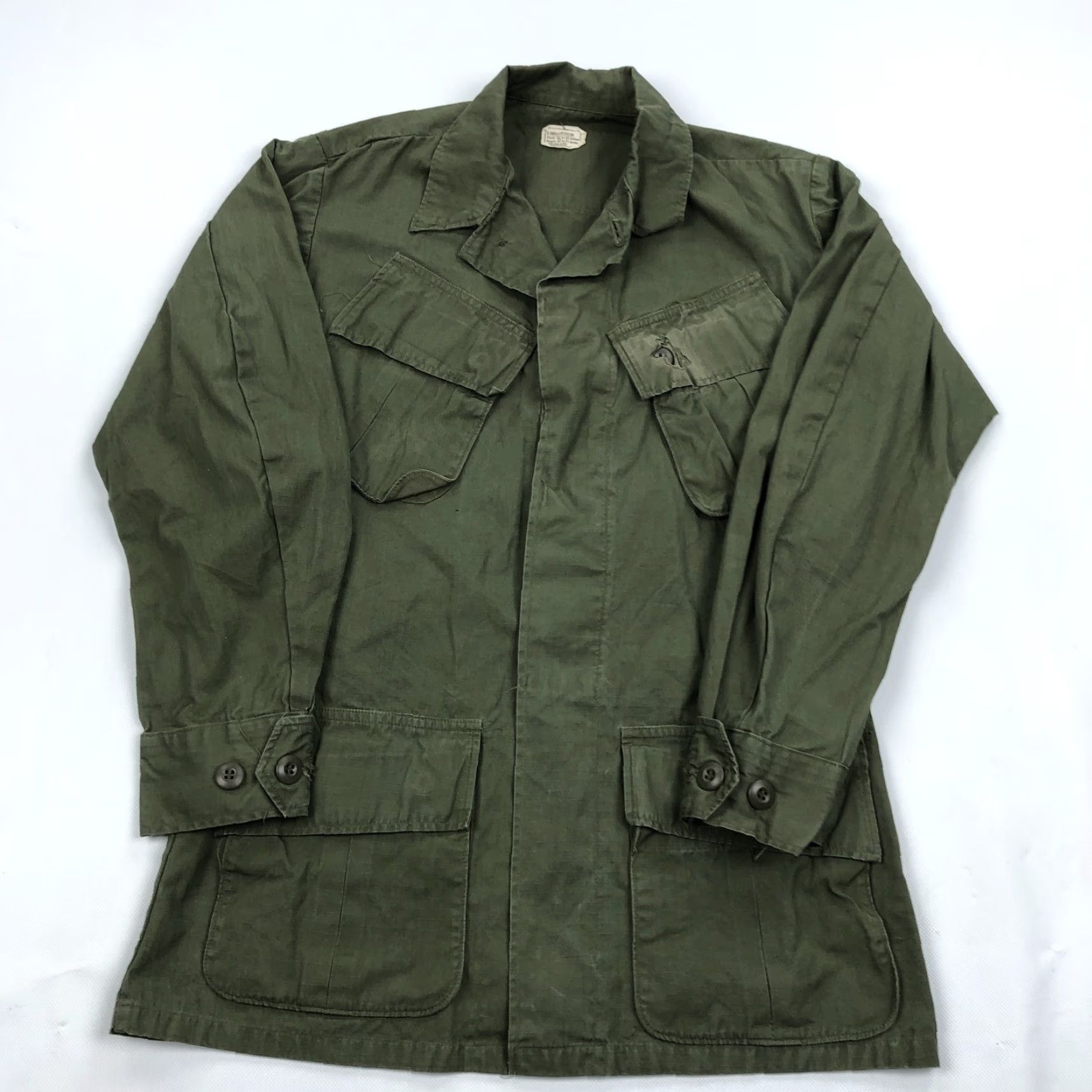 Vintage VINTAGE BONHAM MFG. CO., INC. Field Jacket Shirt XS Olive Drab Military Army Outdoor 1969 Mens Size US XS / EU 42 / 0 - 2 Thumbnail