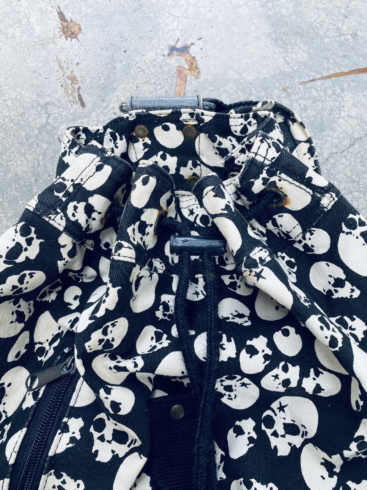 Vintage Vintage Fabric Connection Skull FullPrint Backpack Size ONE SIZE - 8 Thumbnail
