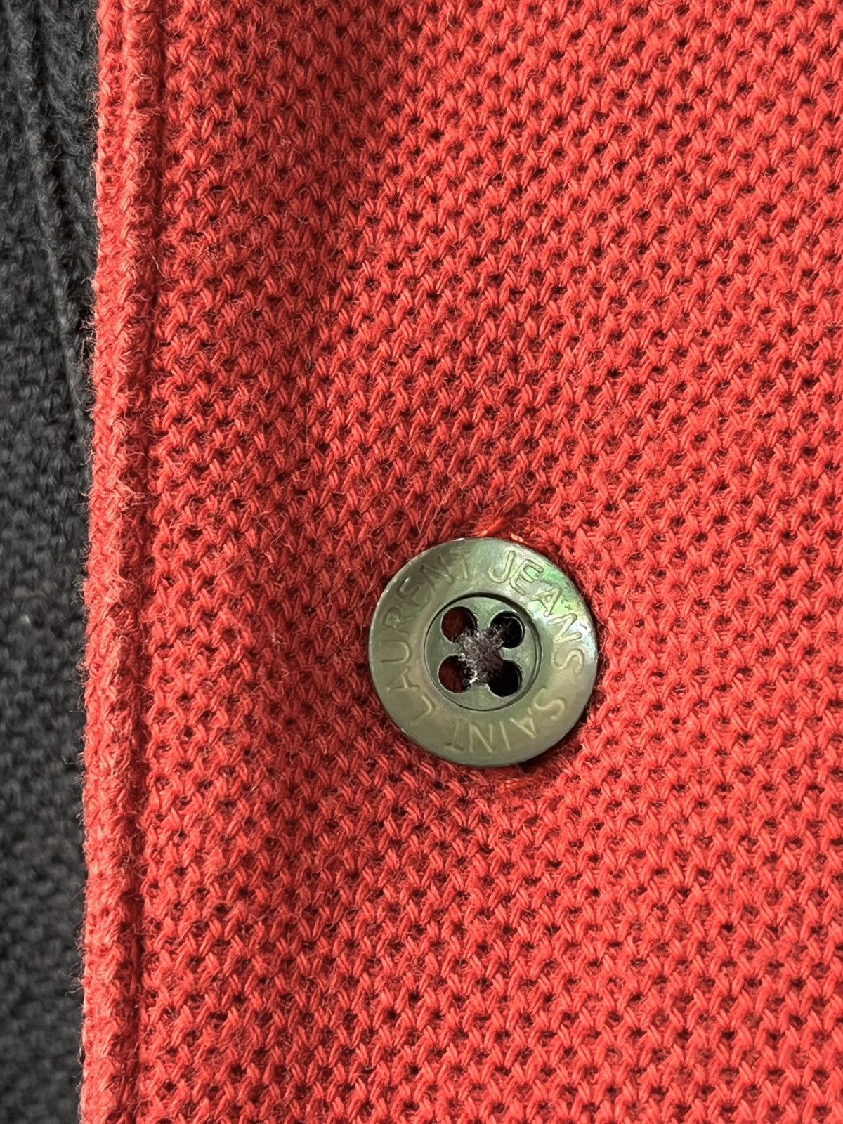 Yves Saint Laurent Vintage Yves Saint Laurent Polo Shirt YSL Big Logo Paris Size US M / EU 48-50 / 2 - 10 Thumbnail