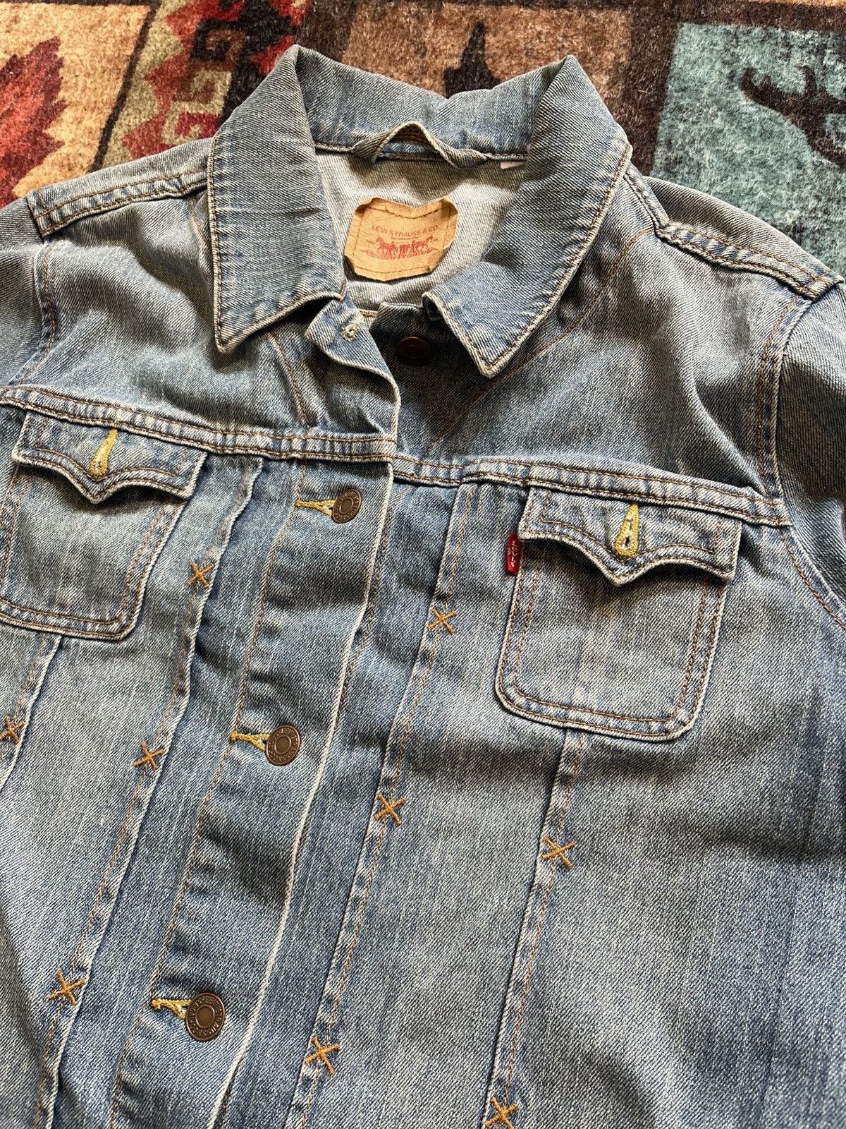 Levi's Levi’s Womens Classic Blue Denim Jacket Size S / US 4 / IT 40 - 2 Thumbnail