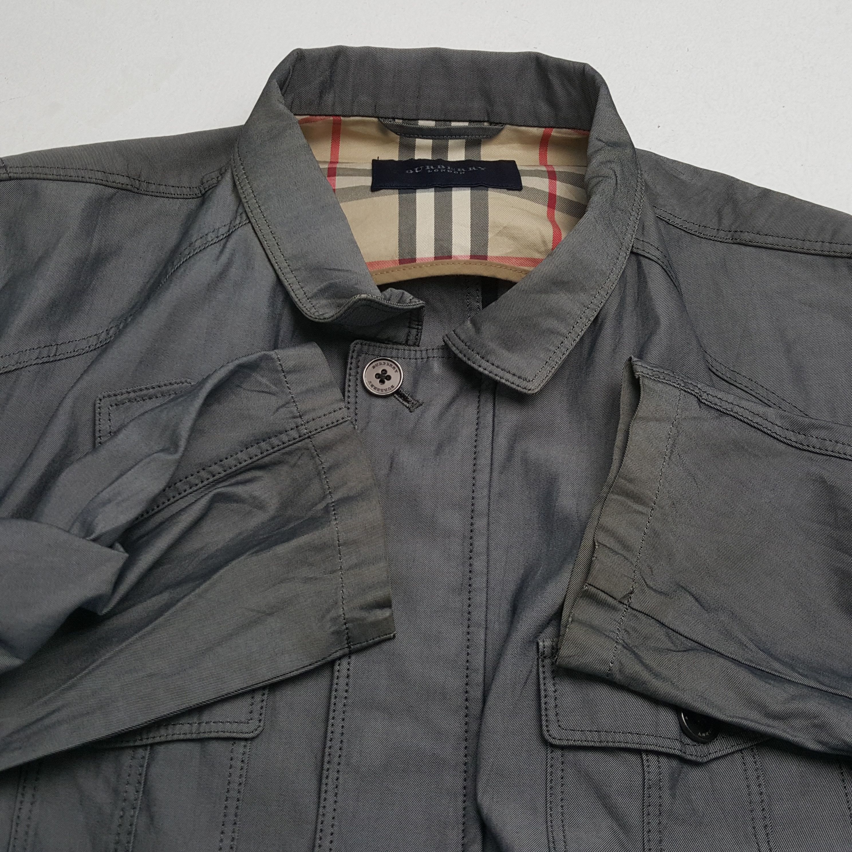 Burberry × Vintage BURBERRY LONDON Fashion Style Custom Art Jacket Size US M / EU 48-50 / 2 - 9 Thumbnail