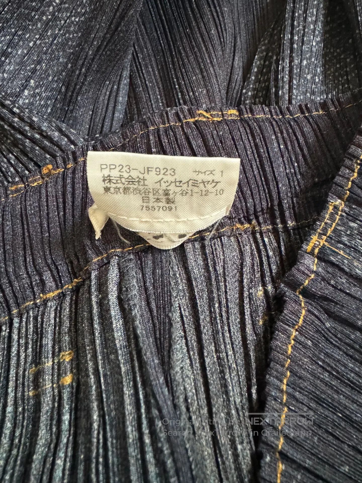Pleats Please Issey Miyake Issey Miyake Pleats Please Blue Jeans. Size 24" / US 00 / IT 34 - 8 Thumbnail