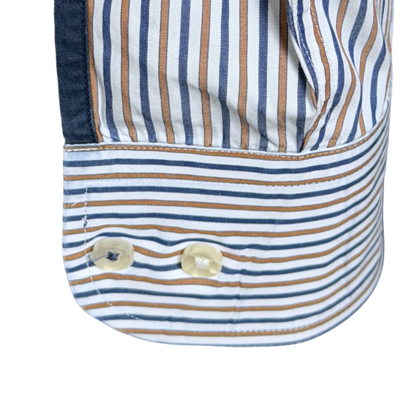 Hugo Boss Boss x Nordstrom Men 44 17.5 Long Sleeve Striped Dress Shirt Size US XL / EU 56 / 4 - 5 Thumbnail