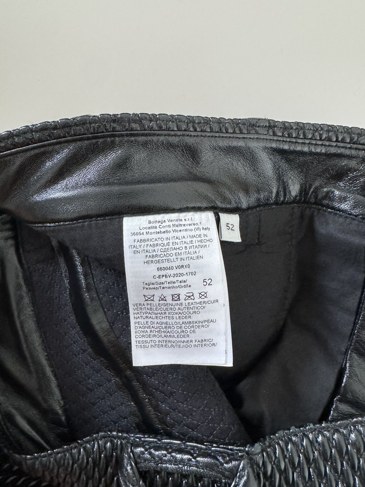 Bottega Veneta Bottega Veneta Intrecciato Leather Pants Size US 36 / EU 52 - 9 Thumbnail