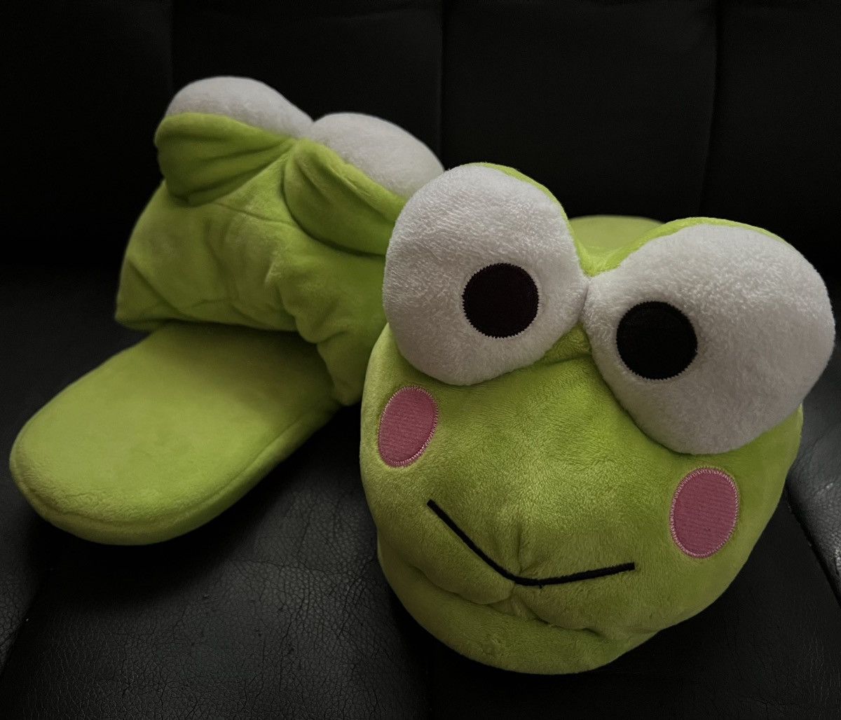 Universal Studios Hello Kitty x Universal Studios Keroppi Plush Slides Shoes Size US 7 / IT 37 - 1 Thumbnail