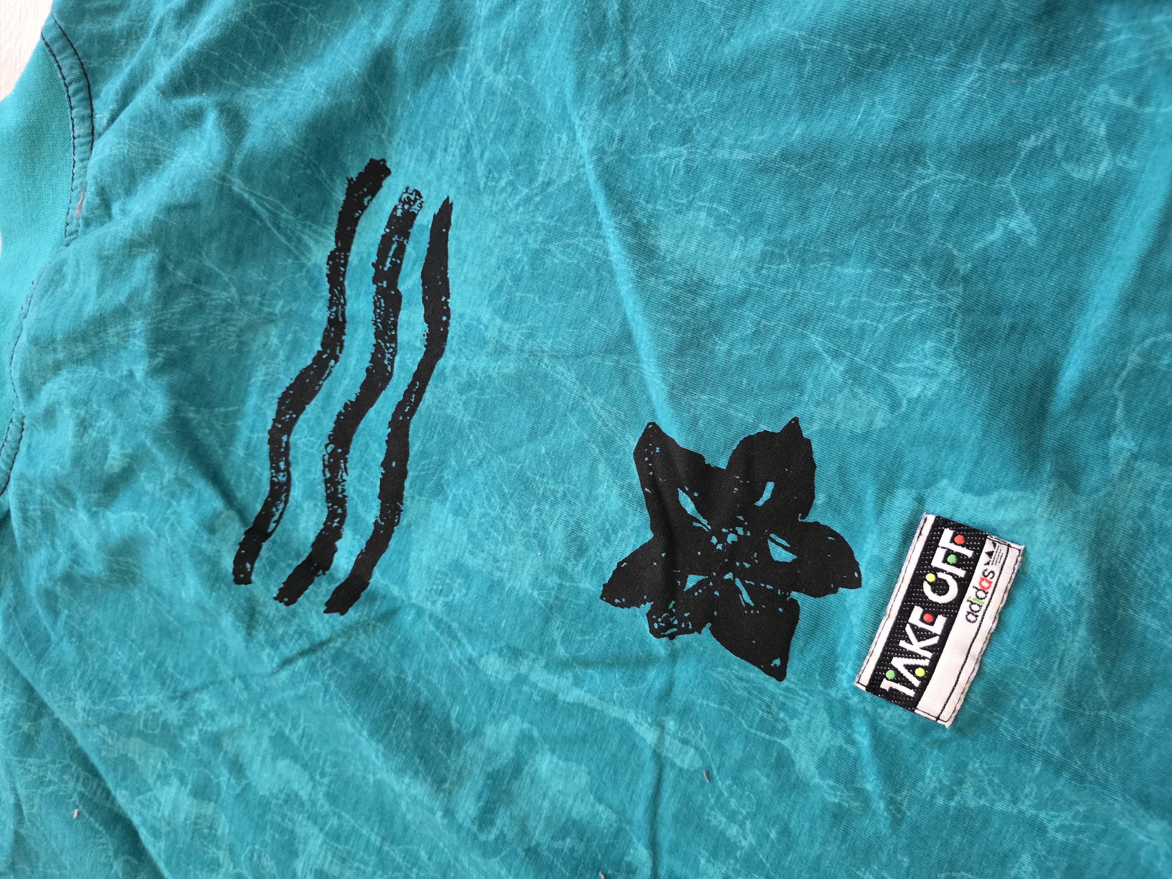 Adidas Adidas take off vintage tshirt 80s Size US M / EU 48-50 / 2 - 4 Thumbnail