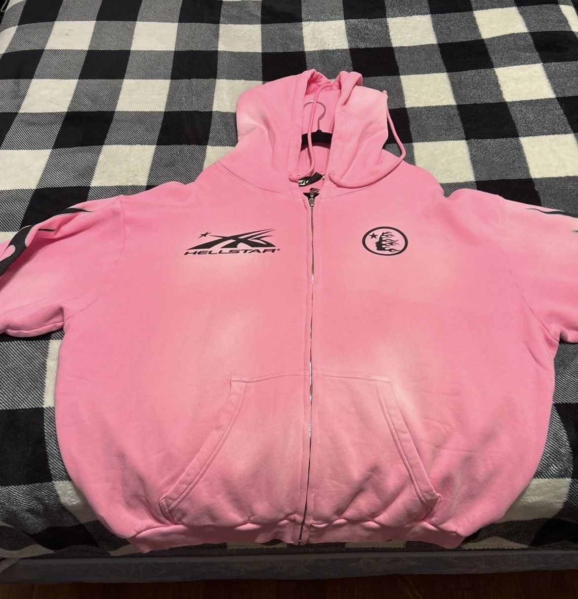 Hellstar Pink Hoodie | Grailed
