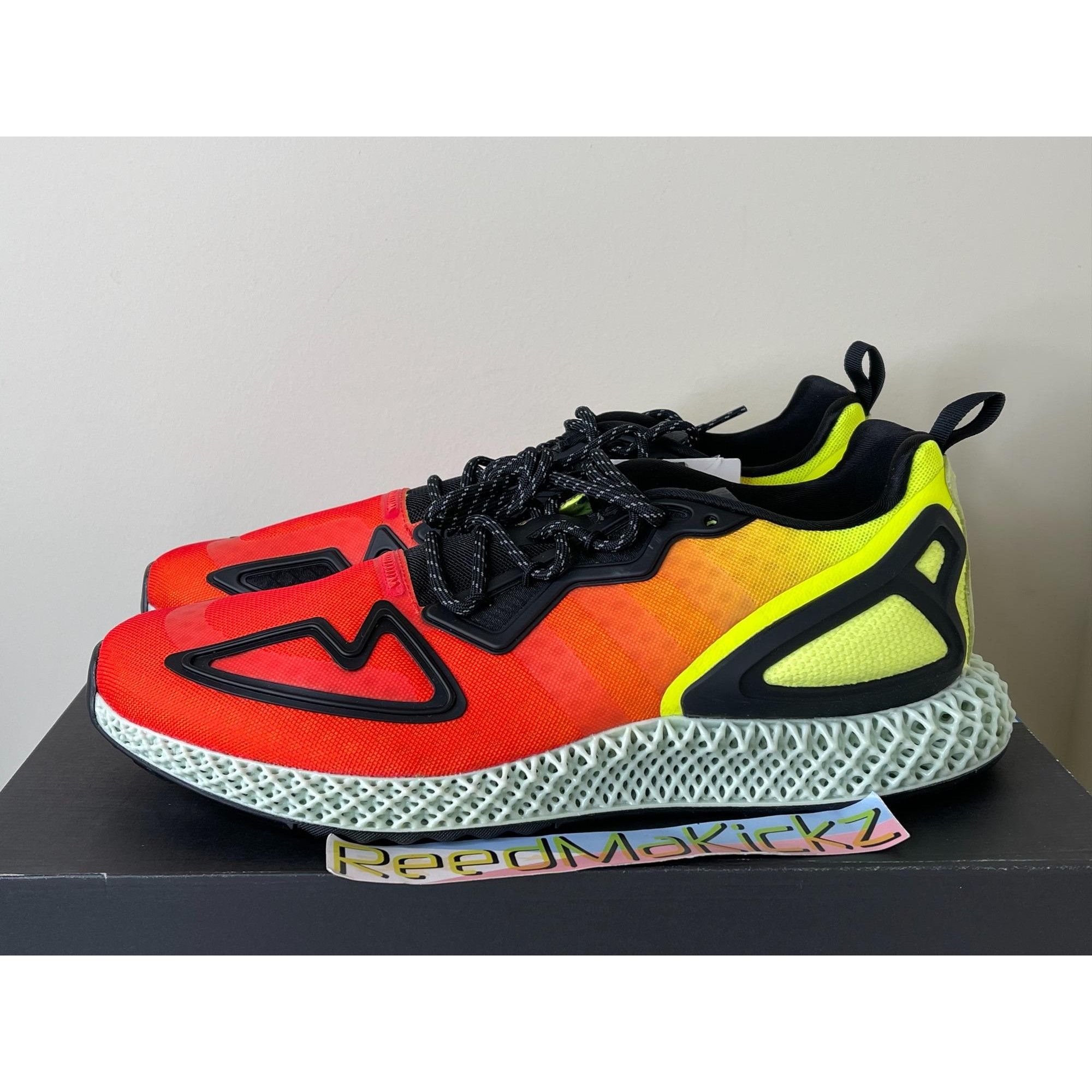 Adidas ZX 4D Solar Orange Mens 9us