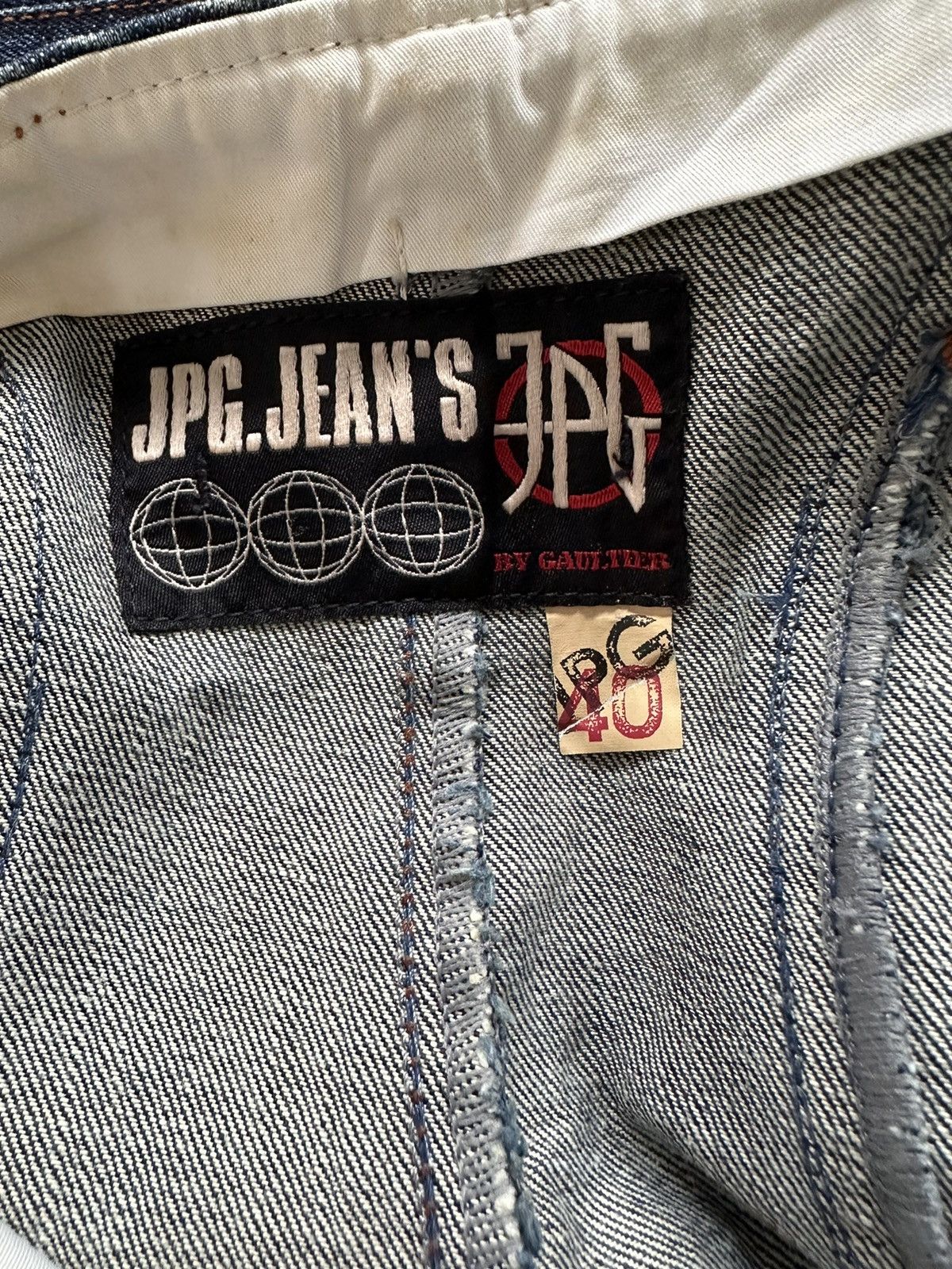 Jean Paul Gaultier JPG high waisted bondage jeans Size 24" / US 00 / IT 34 - 11 Thumbnail