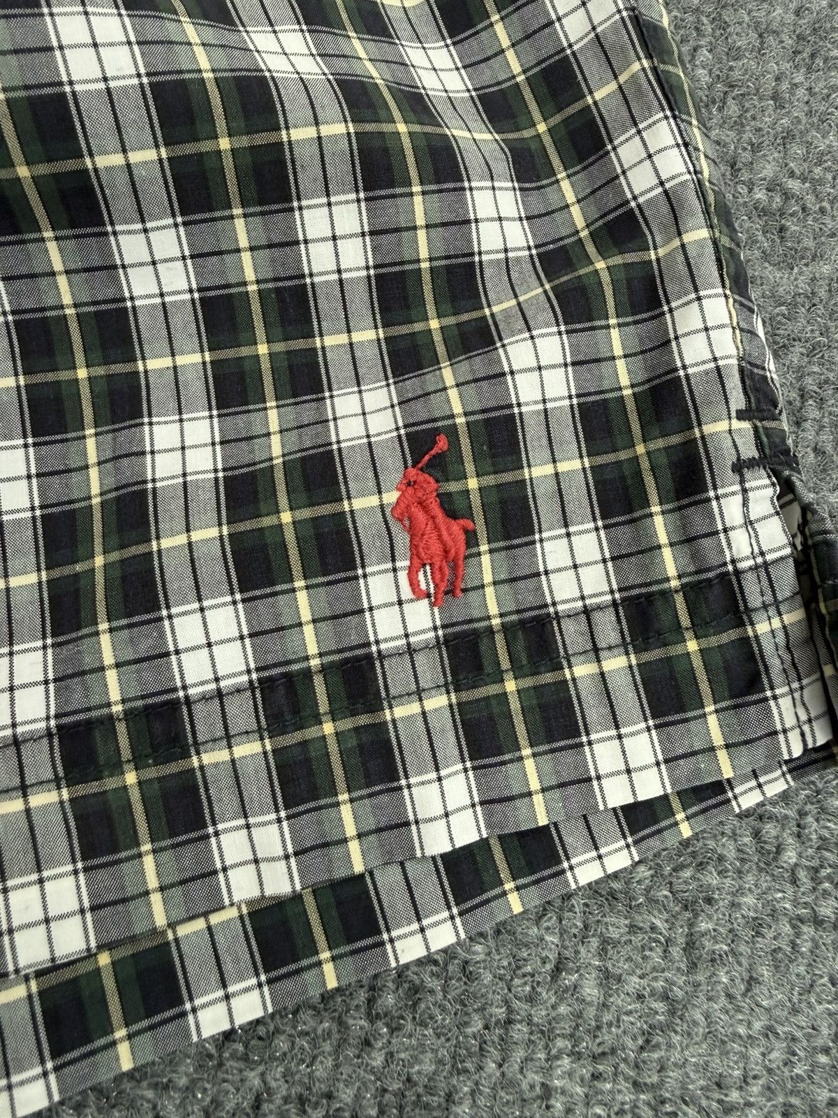 Polo Ralph Lauren Vintage Polo Ralph Lauren Plaid Swim Trunks L Size US 34 / EU 50 - 3 Thumbnail