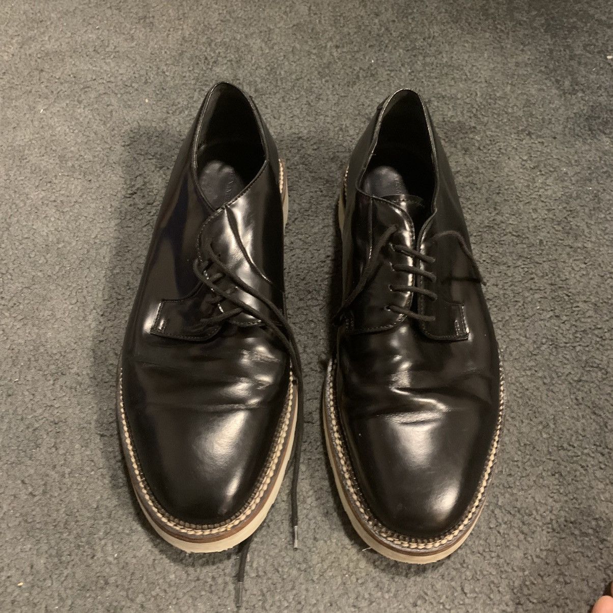 sweet sixteen dresses black Lace Up Derbies - Alexander McQueen - Leather