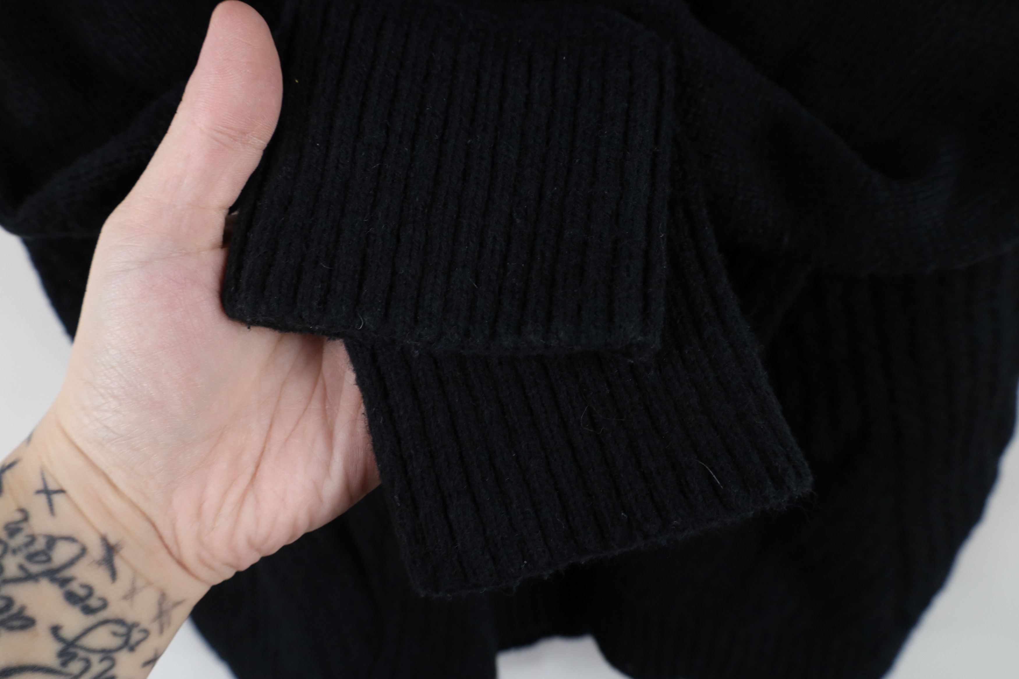 Banana Republic × Vintage Banana Republic Chunky Cross Weave Knit Turtleneck Sweater Size M / US 6-8 / IT 42-44 - 6 Thumbnail