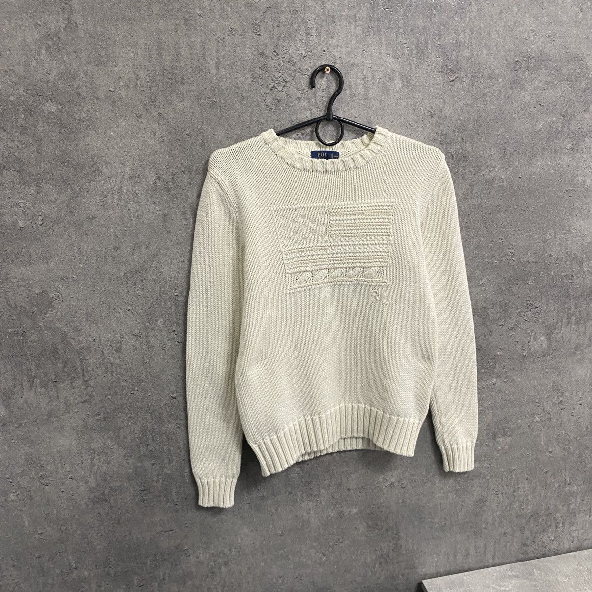 Polo Ralph Lauren Vintage Polo Ralph Lauren Sweater USA FLAG Knitwear Japanese Size US S / EU 44-46 / 1 - 3 Thumbnail