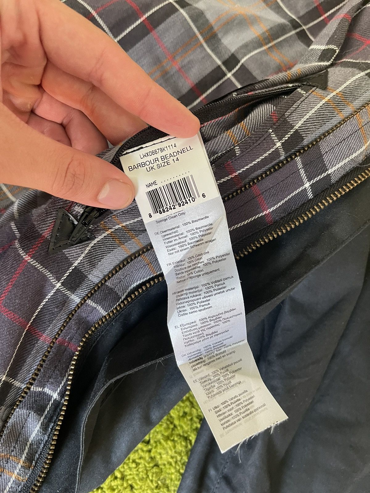 Barbour × Designer Barbour beadnell waxed jacket Size L / US 10 / IT 46 - 6 Thumbnail