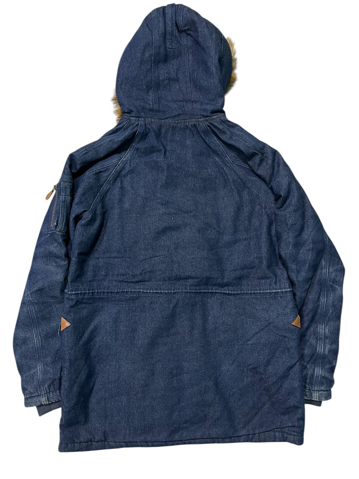 X-Girl X-Girl Fur Denim Fur Parka Jacket Size M / US 6-8 / IT 42-44 - 5 Thumbnail