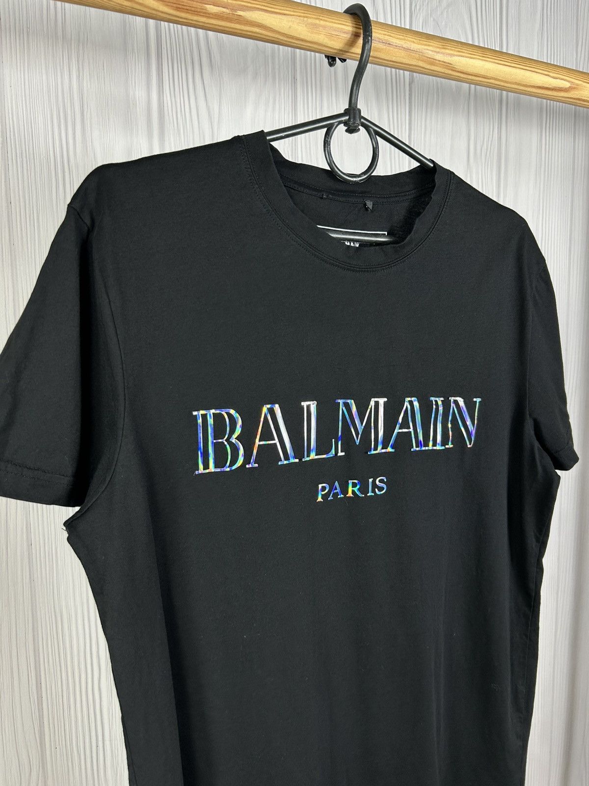 Balmain Balmain Paris Shining Big Logo Size S Size US S / EU 44-46 / 1 - 6 Thumbnail