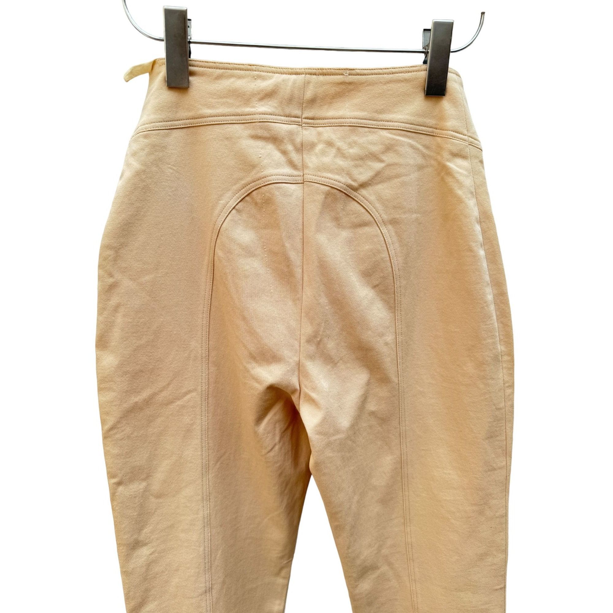 Thierry Mugler Vintage Beige Pants Size 24" / US 00 / IT 34 - 6 Thumbnail