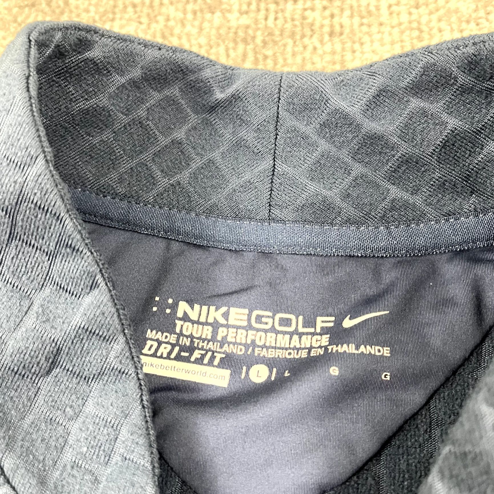Nike Nike Shirt Mens Large Blue Tour Performance Golf Full Zip Pockets Dri-Fit Sport Size US L / EU 52-54 / 3 - 3 Thumbnail