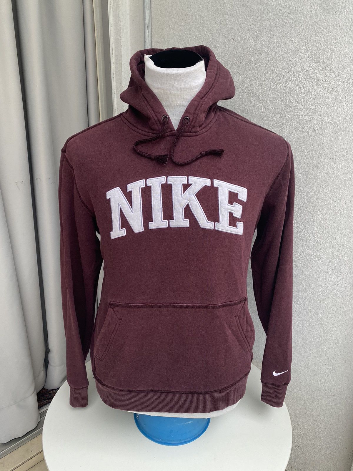 Nike × Vintage Vintage Nike Hoodie Spell Out Size US L / EU 52-54 / 3 - 3 Thumbnail