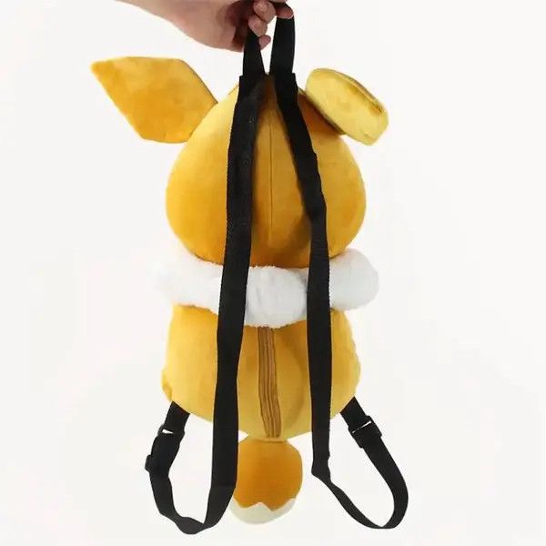 VIBE Cute Pokemon Eevee Backpack Kawaii Plush Bag Schoolbag Size ONE SIZE - 4 Thumbnail