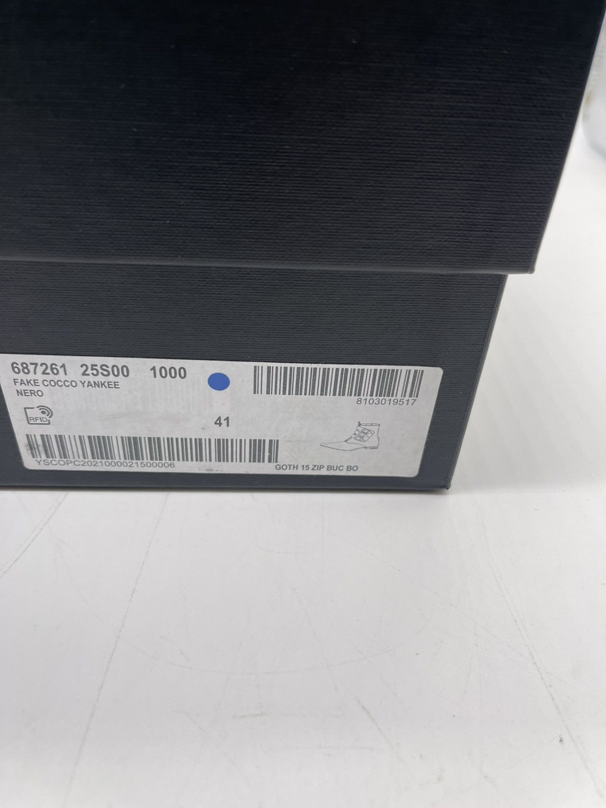 Saint Laurent Paris Saint Laurent GOTH 15 ZIP BUC Boots eu41 Size US 8 / EU 41 - 5 Thumbnail